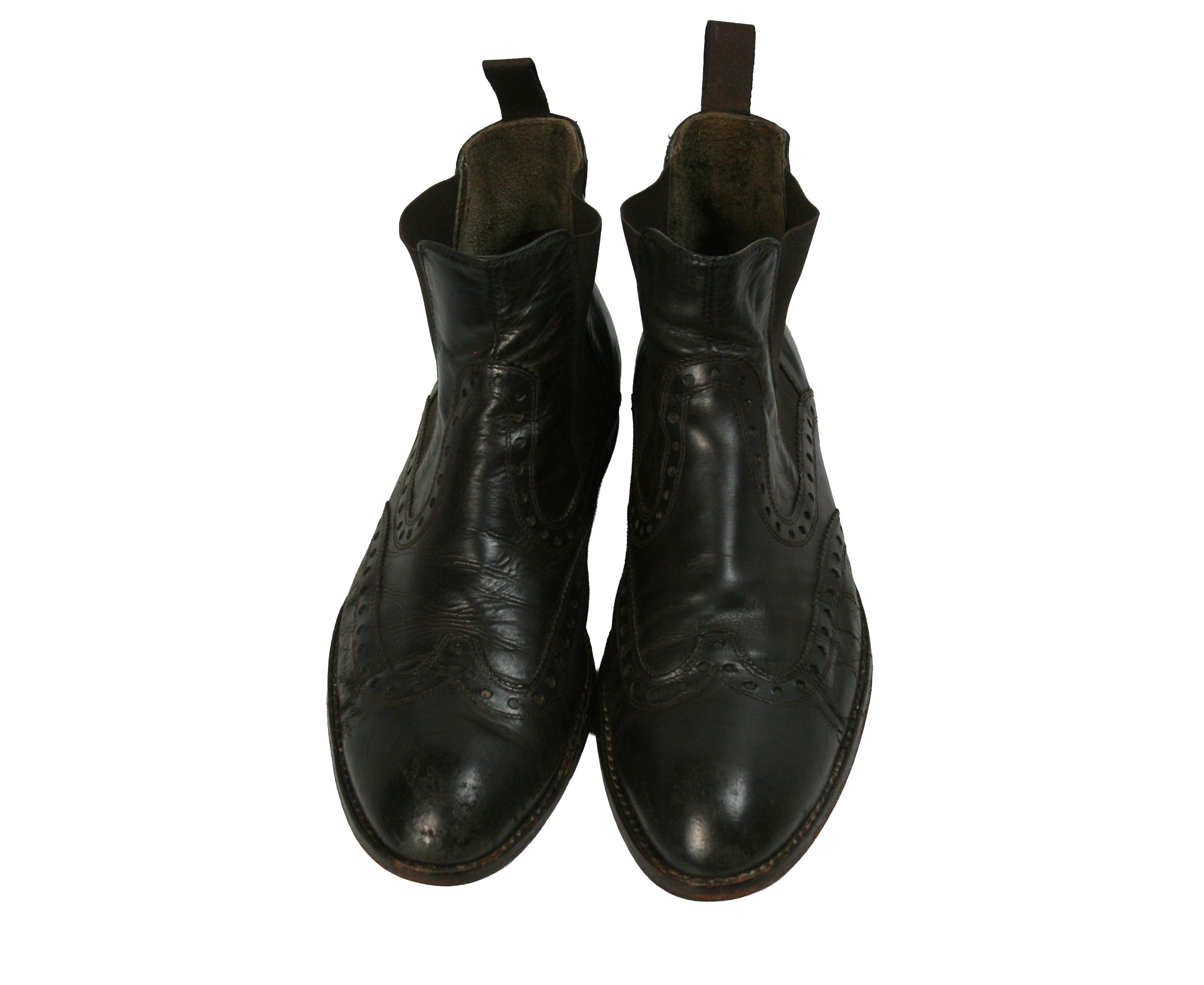 Doucal's Brogue Chelsea Leather Boots Size US 9.5 / EU 42-43 - 7 Thumbnail