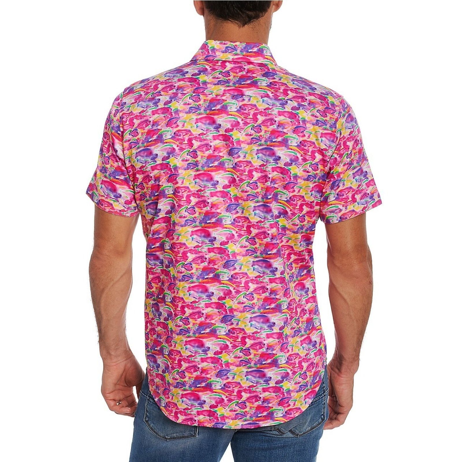 Robert Graham Robert Graham Fishy Business NWT Small Classic Fit Pink S/S Size US S / EU 44-46 / 1 - 2 Thumbnail
