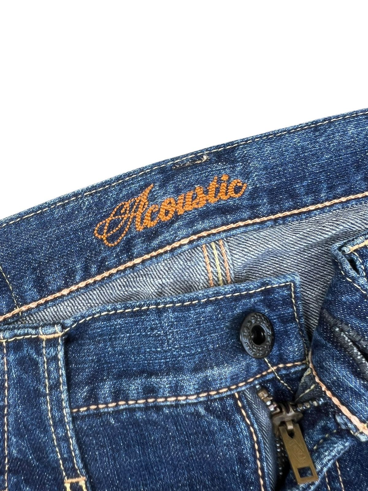 Shellac Acoustic Japan Bush Denim Jeans Size US 31 - 7 Thumbnail
