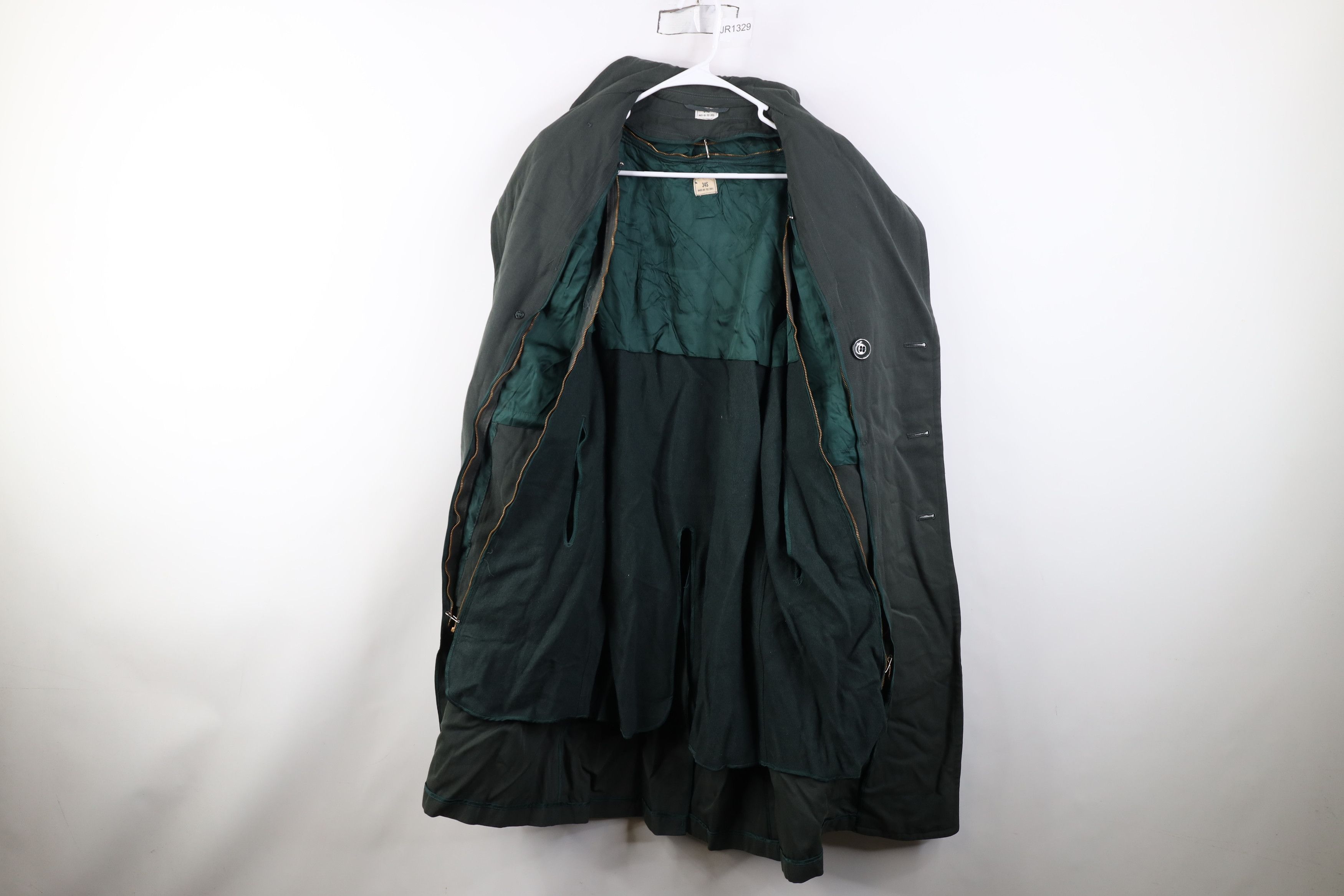 Vintage Vintage 70s Vietnam War Gabardine Overcoat with Liner AG44 Size US M / EU 48-50 / 2 - 10 Thumbnail