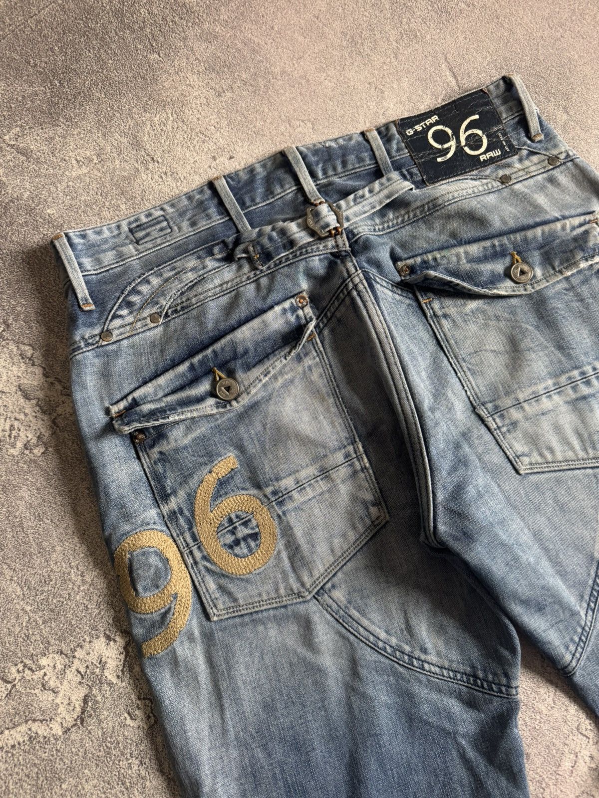 G-Star G star raw 36/36 elwood heritage embro baggy pants jeans y2k Size US 36 / EU 52 - 3 Thumbnail