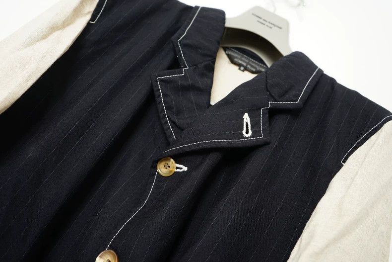 Comme des Garcons Comme Des Garcons Wool paneled midi jacket Size US M / EU 48-50 / 2 - 3 Thumbnail