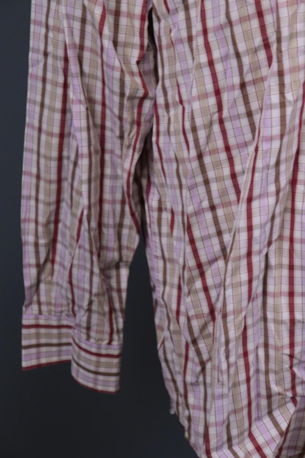 Etro Etro Multicolor Check Button Down Dress Shirt Size 46 Size US M / EU 48-50 / 2 - 9 Thumbnail