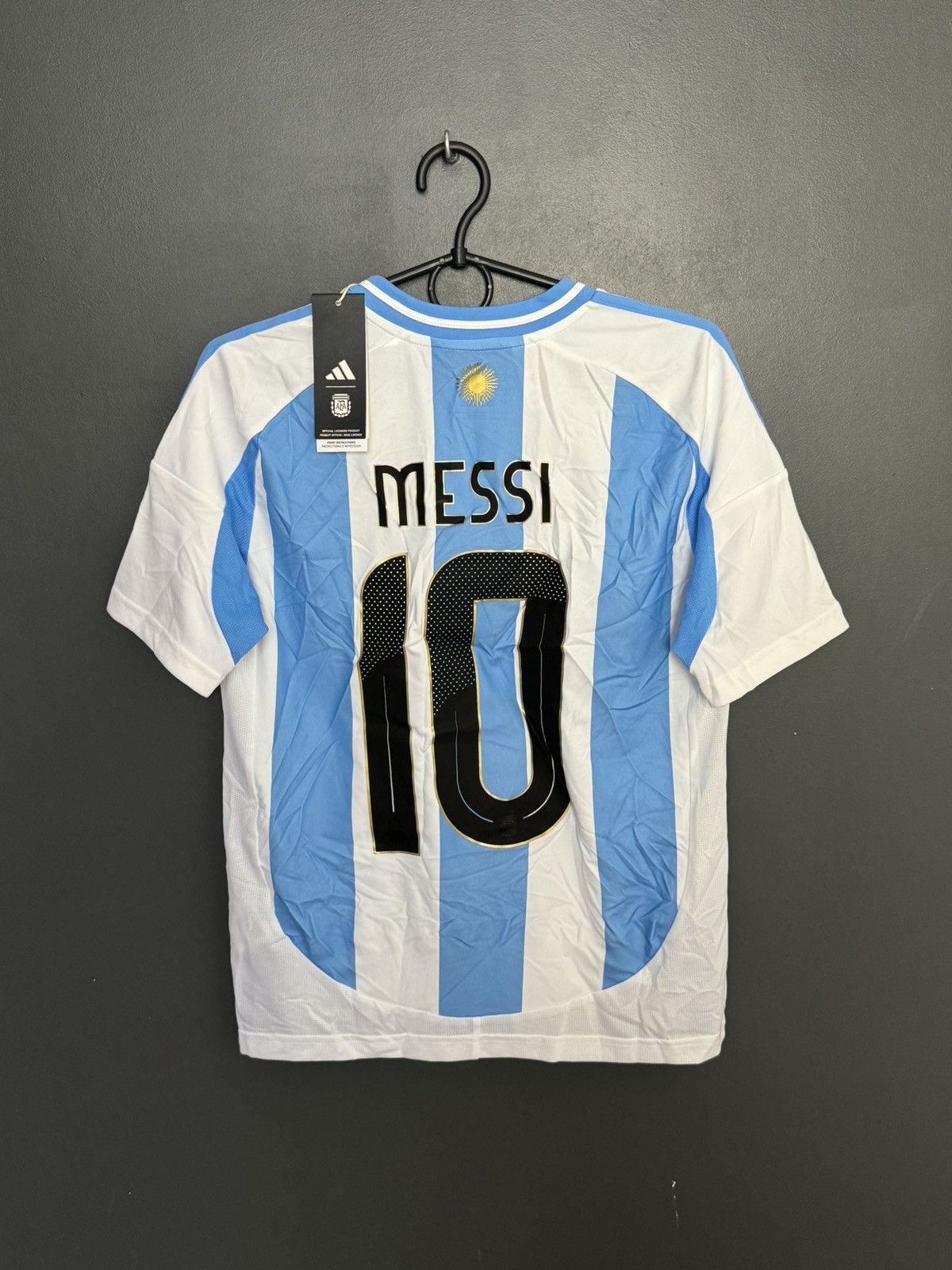 Adidas KIDS New Argentina 2024 Home Messi Football Jersey T-Shirt Size US XS / EU 42 / 0 - 1 Thumbnail