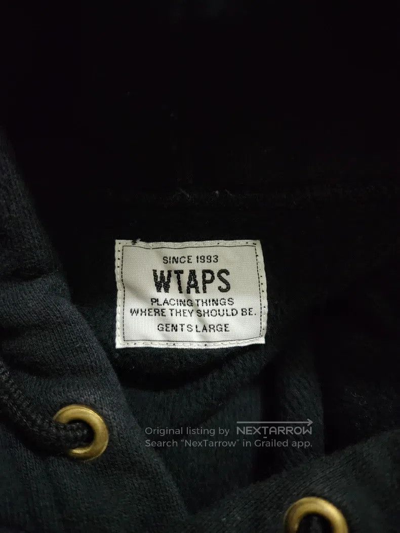 Wtaps Wtaps Co-branded Hoodie Sweatshirt in Black Size US L / EU 52-54 / 3 - 3 Thumbnail