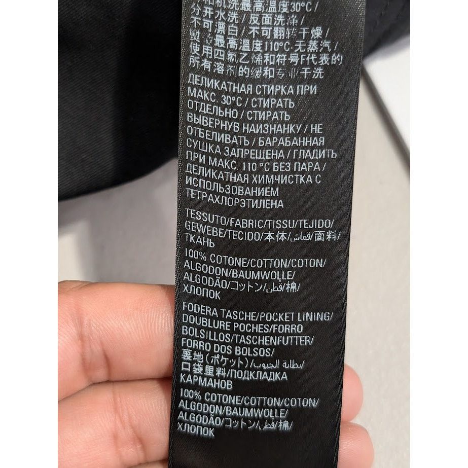 Balenciaga o1rshd1 Denim Jeans in Black Size US 26 / EU 42 - 21 Thumbnail