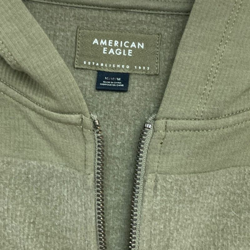 American Eagle Outfitters New American Eagle Womens Medium Full Zip Hooded Jacket Size M / US 6-8 / IT 42-44 - 3 Thumbnail