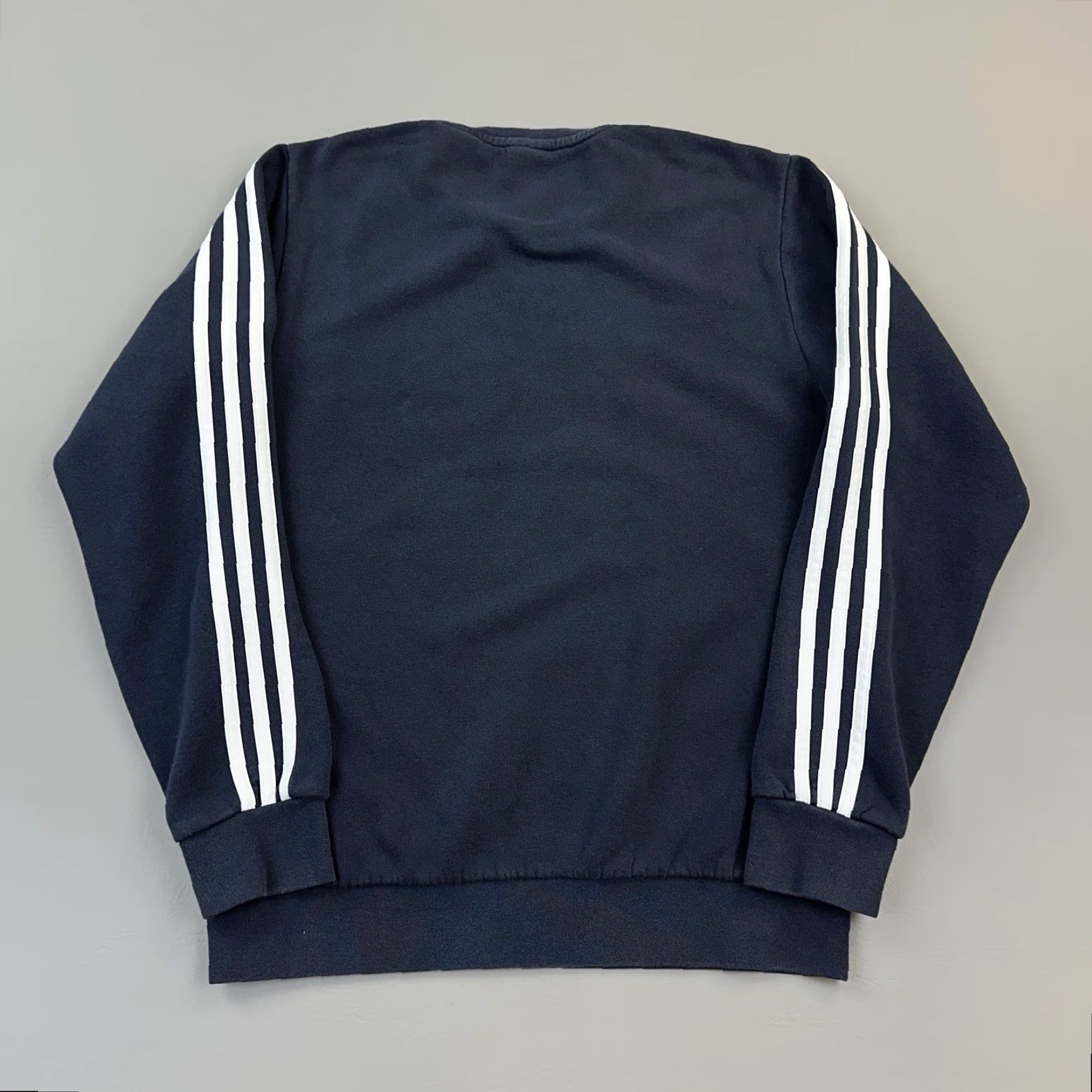 Adidas Adidas Essentials Sweatshirt Mens M Blue 3 Stripe Crewneck Logo Pullover Size US M / EU 48-50 / 2 - 5 Thumbnail