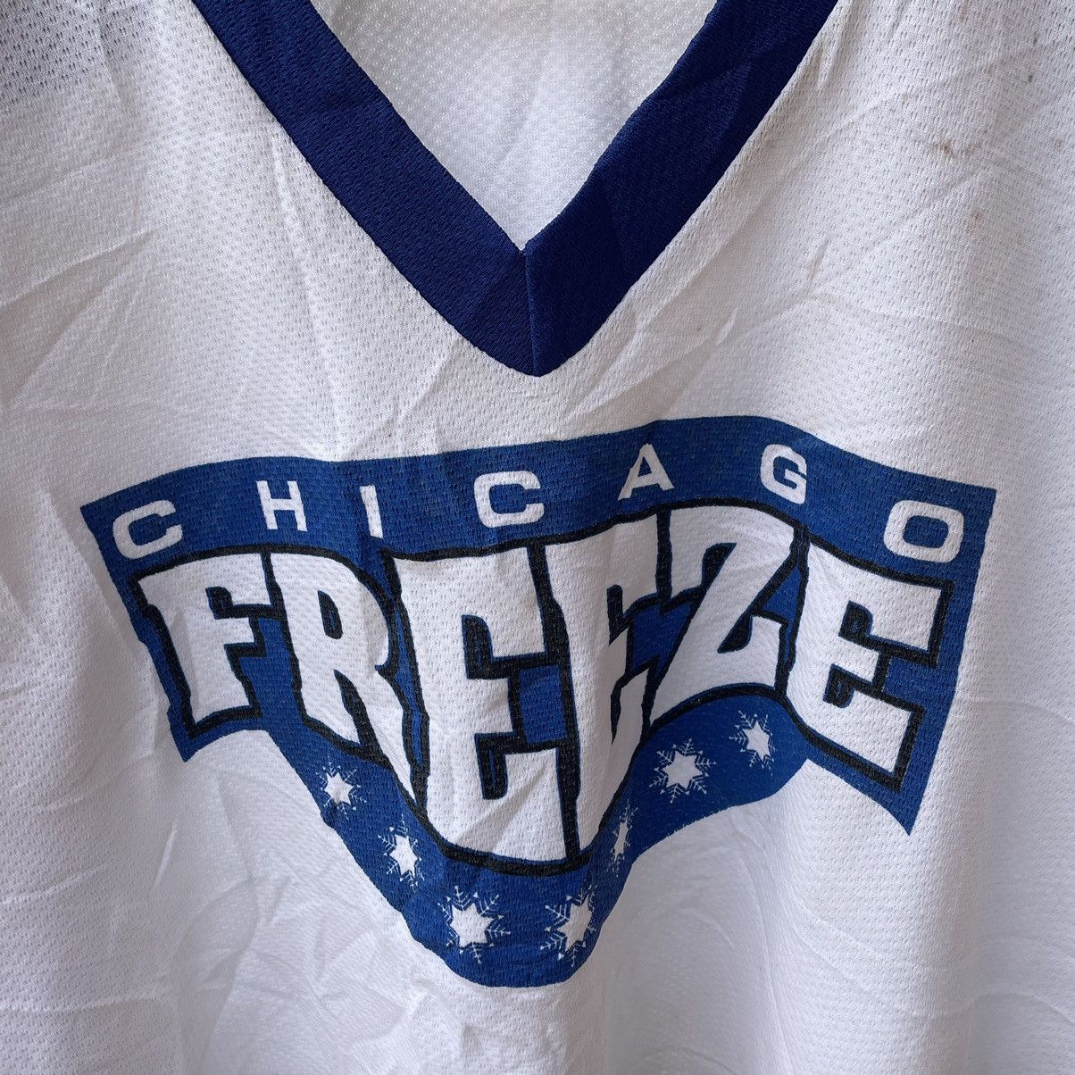 Vintage 🔥🔥Vintage Chicago Freeze Big Logo Hockey Jersey Size US L / EU 52-54 / 3 - 4 Thumbnail