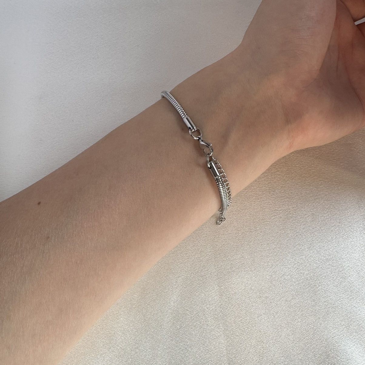Other Adjustable Snake Bone Chain Bracelet for Men Women Size ONE SIZE - 4 Thumbnail