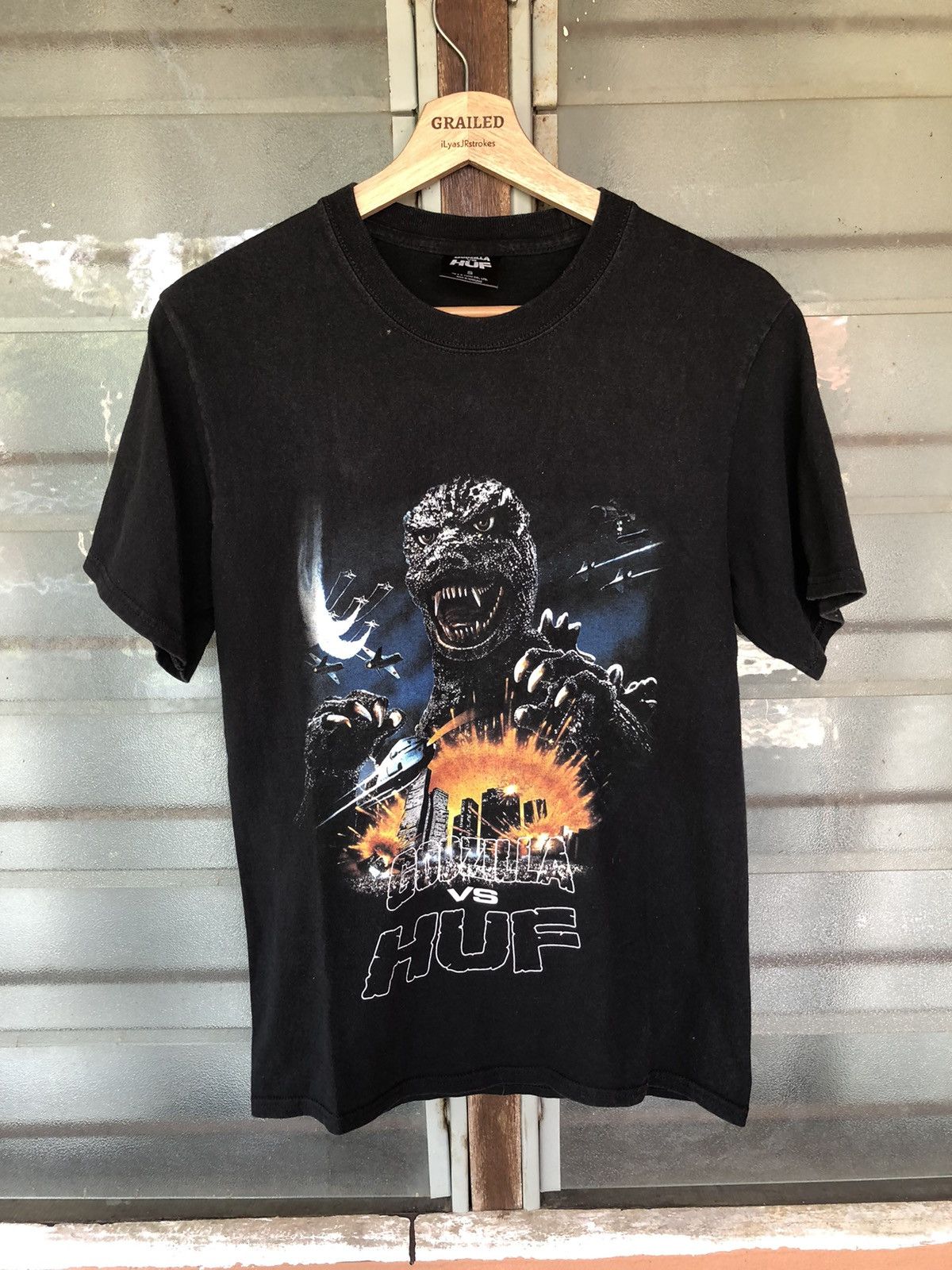 Other Godzilla vs HUF Shirt Tee Size US S / EU 44-46 / 1 - 1 Thumbnail
