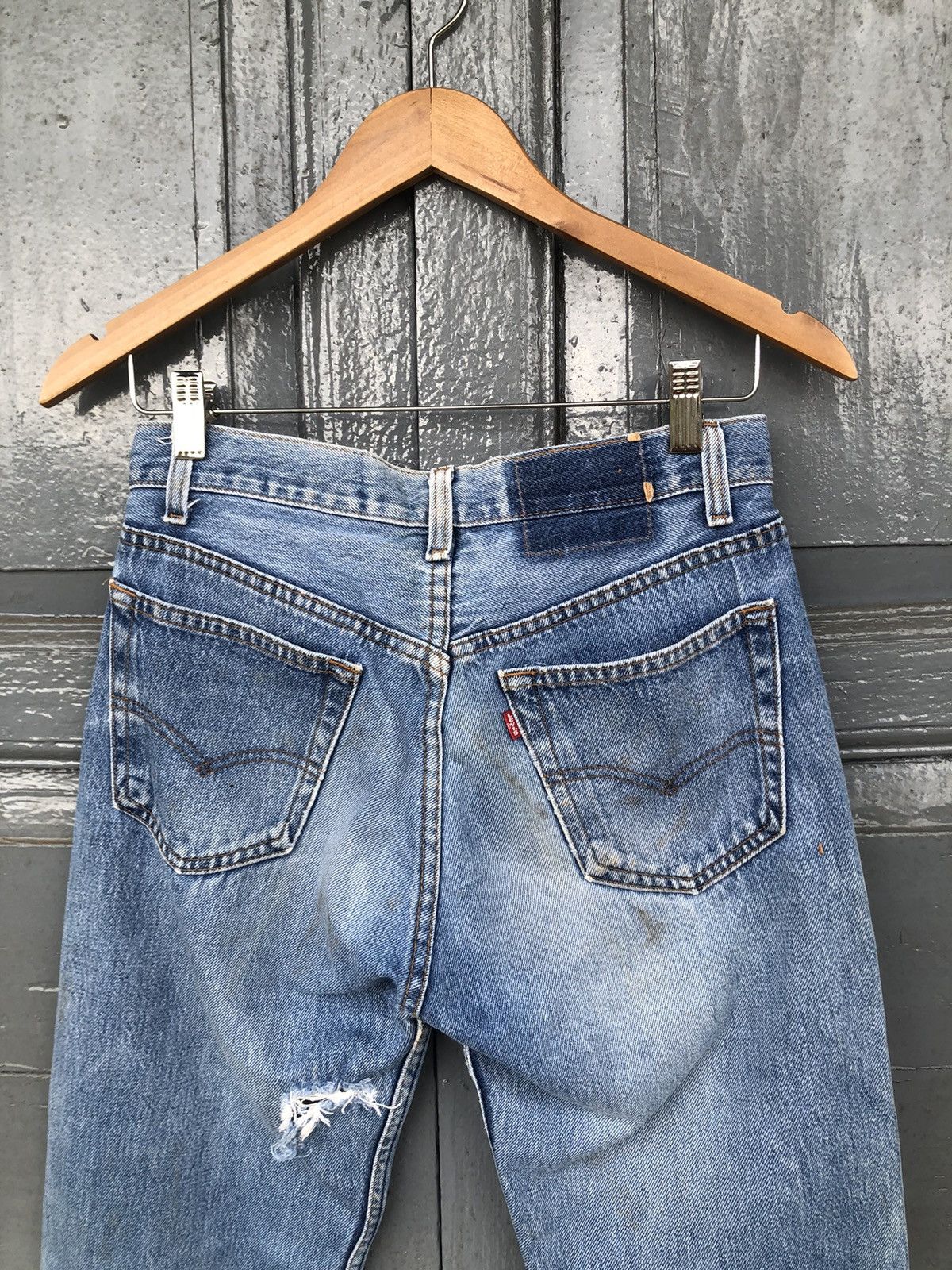 Levi's × Vintage Vintage Levis 501 Distressed Denim Size US 29 - 4 Thumbnail