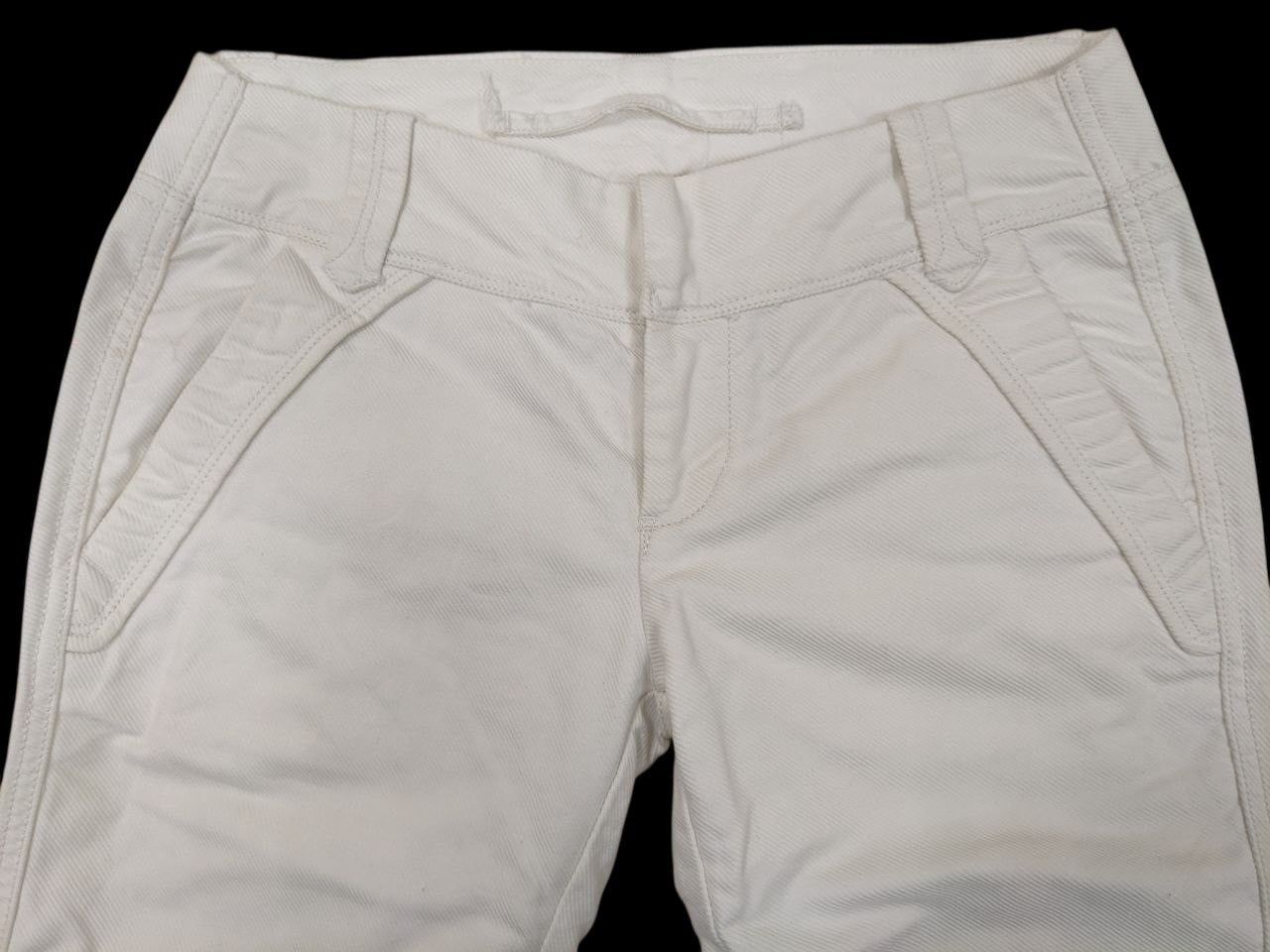 Diesel DIESEL VINTAGE Y2K OFF WHITE FLARE PANTS Size 26" / US 2 / IT 38 - 5 Thumbnail