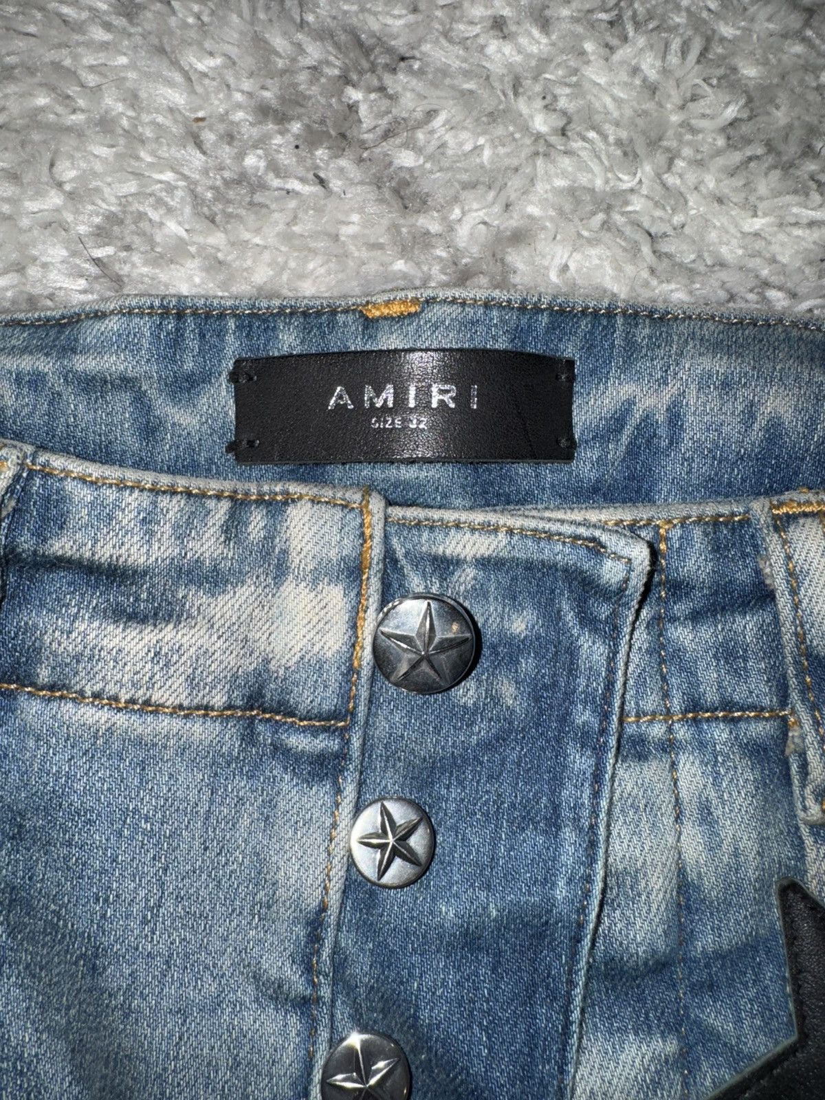 Amiri Amiri Star Denim Strap Jeans Size US 32 / EU 48 - 4 Thumbnail