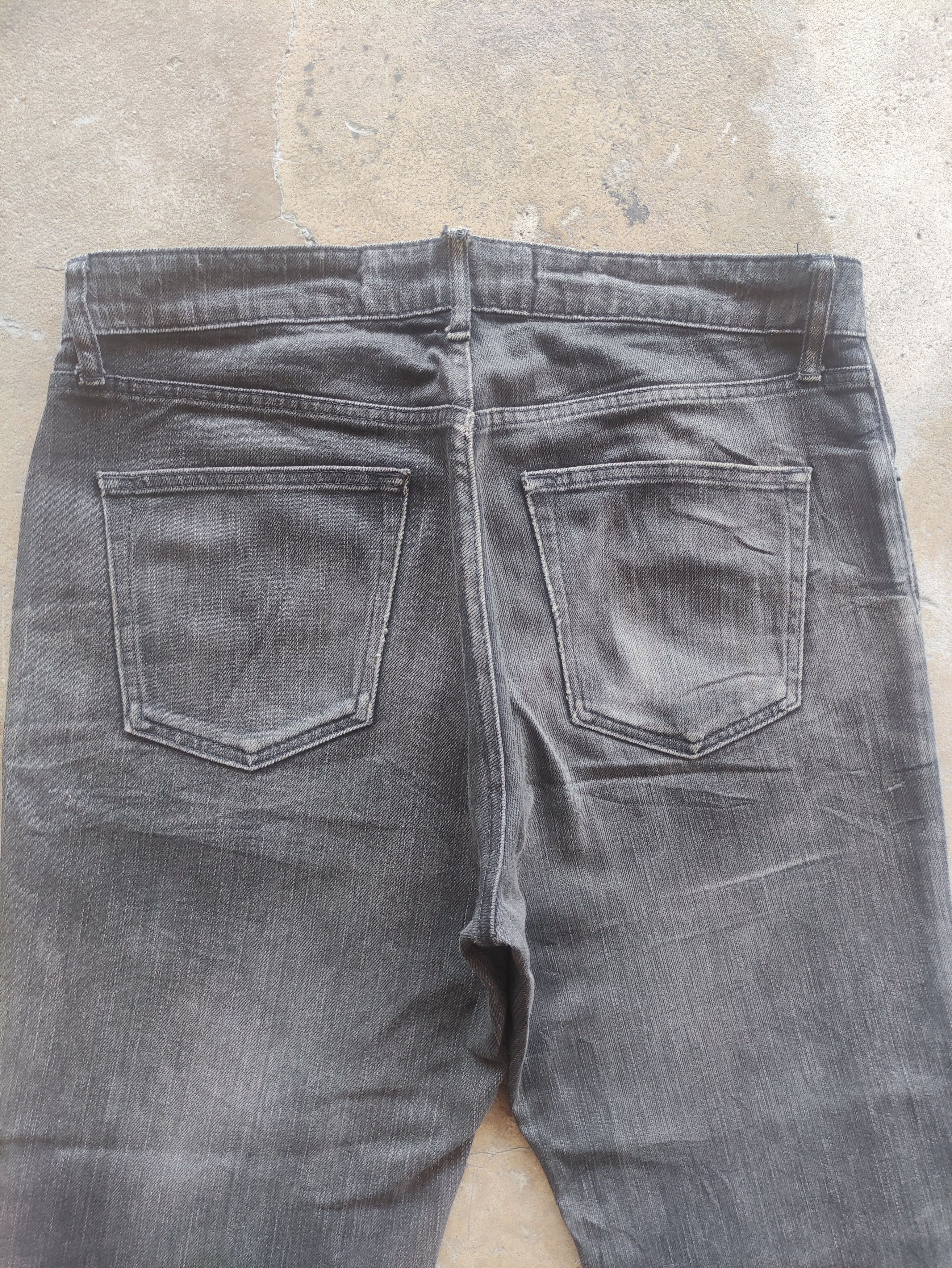 Japanese Brand × Uniqlo W35💥 Vintage Japanese Black Faded Denim Jeans Pants Size US 35 - 10 Thumbnail