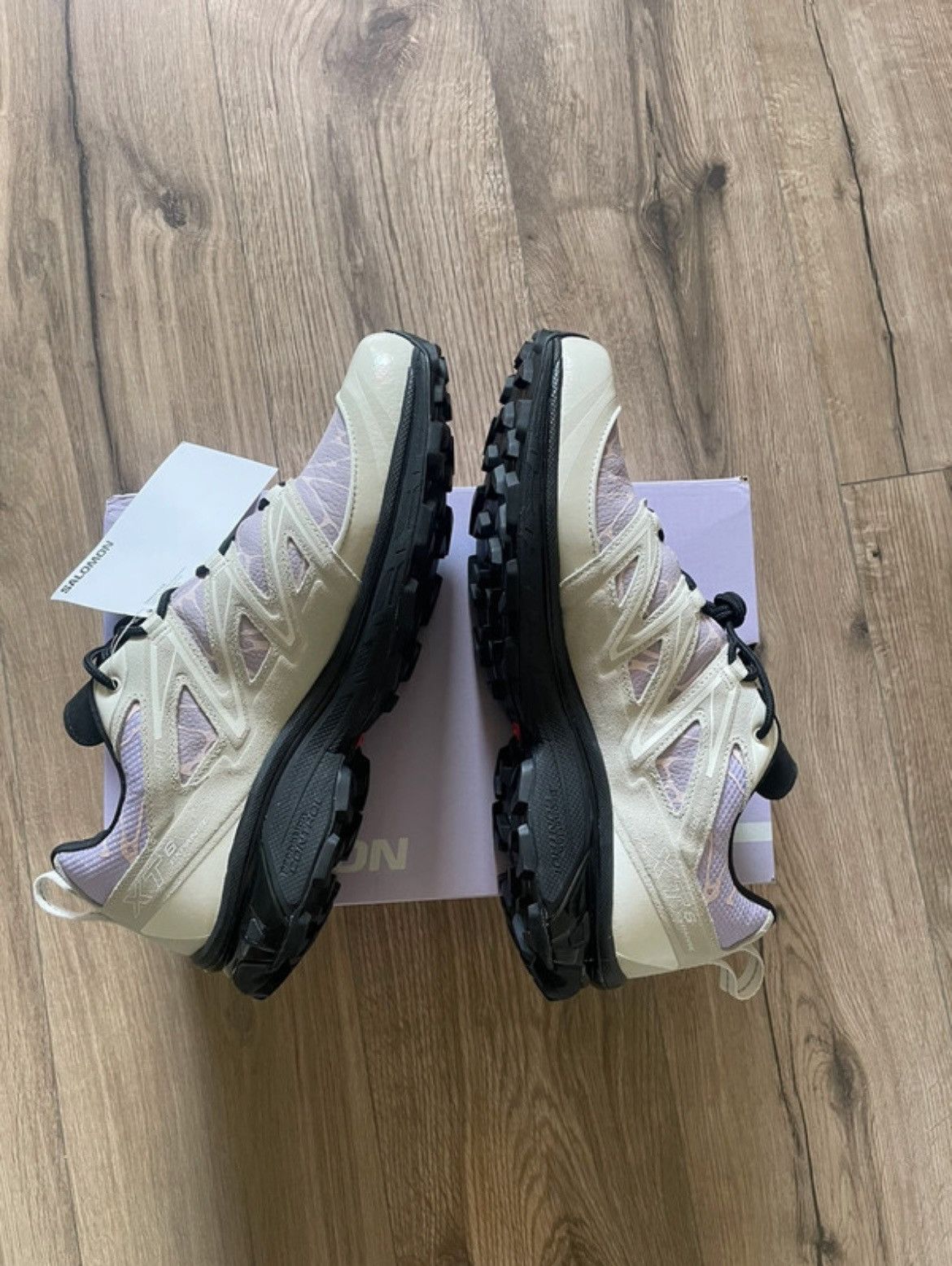 Salomon × Vintage Salomon x Bonesoda XT6 Bonabons Lilac/Black Size US 11.5 / EU 44-45 - 2 Thumbnail