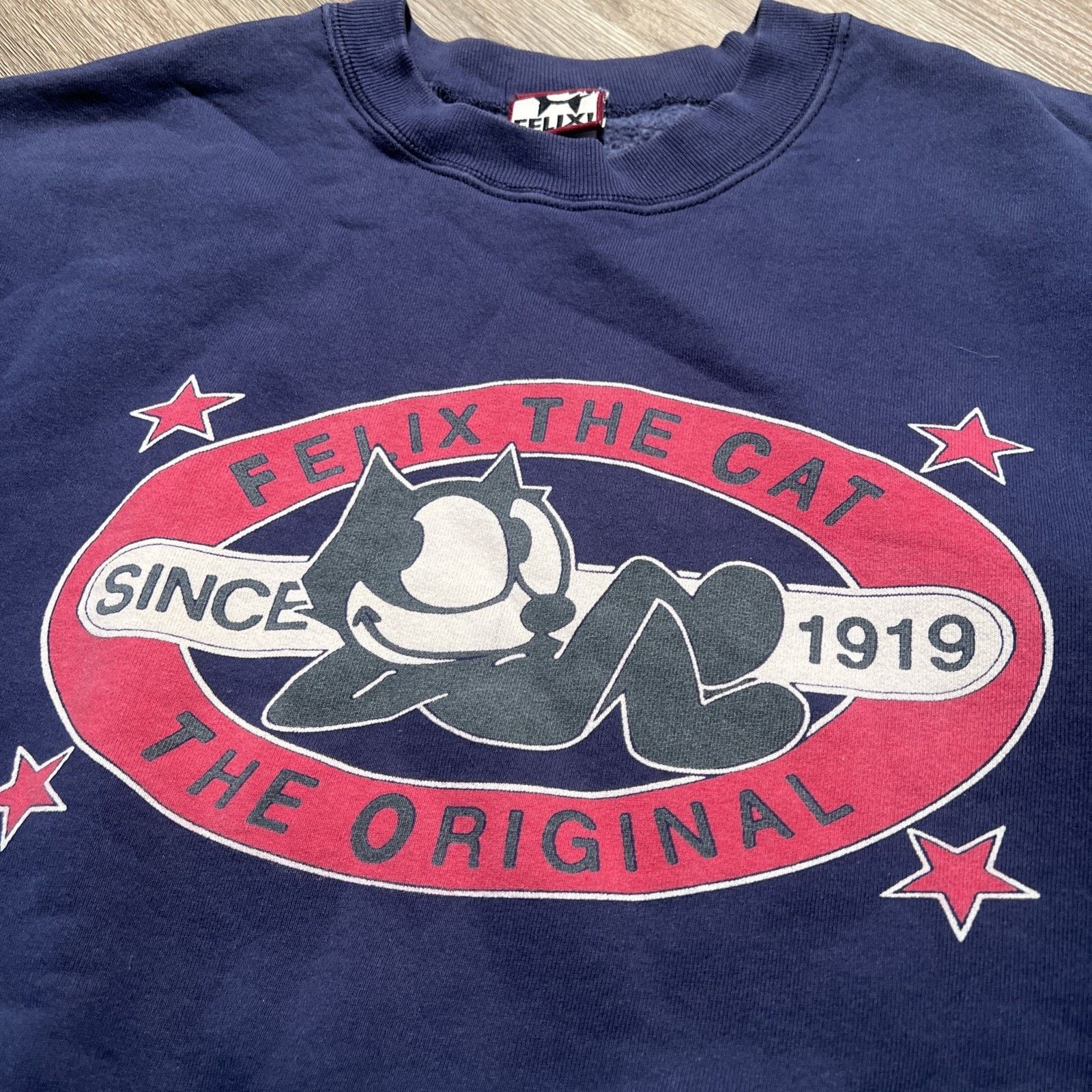 & Other Stories Vintage Felix The Cat Crewneck Sweatshirt XL 90s Cartoon Size US XL / EU 56 / 4 - 4 Thumbnail