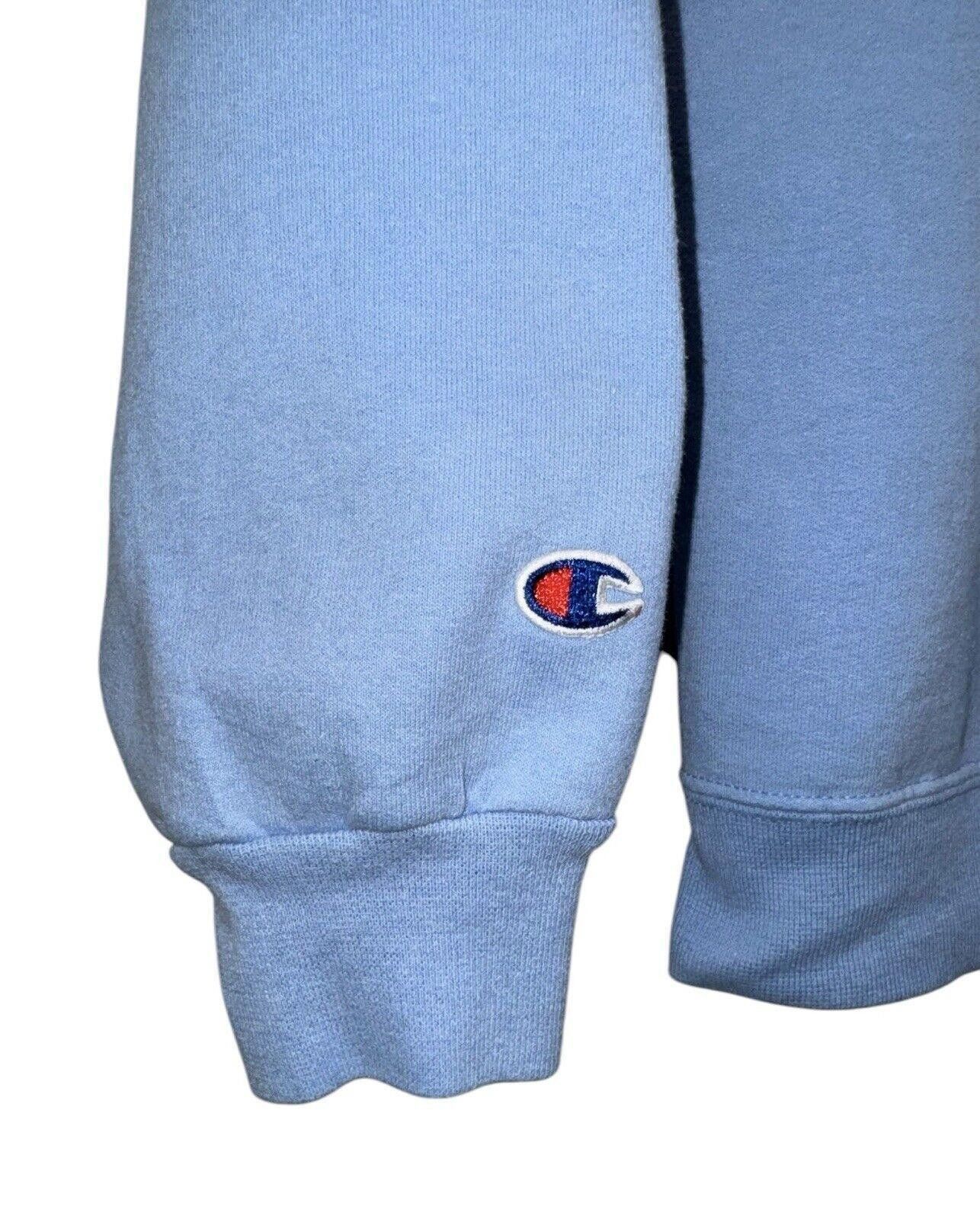 Champion Vintage Champion University Blue Crewneck Sweatshirt Sz S Size US 30 / EU 46 - 3 Thumbnail