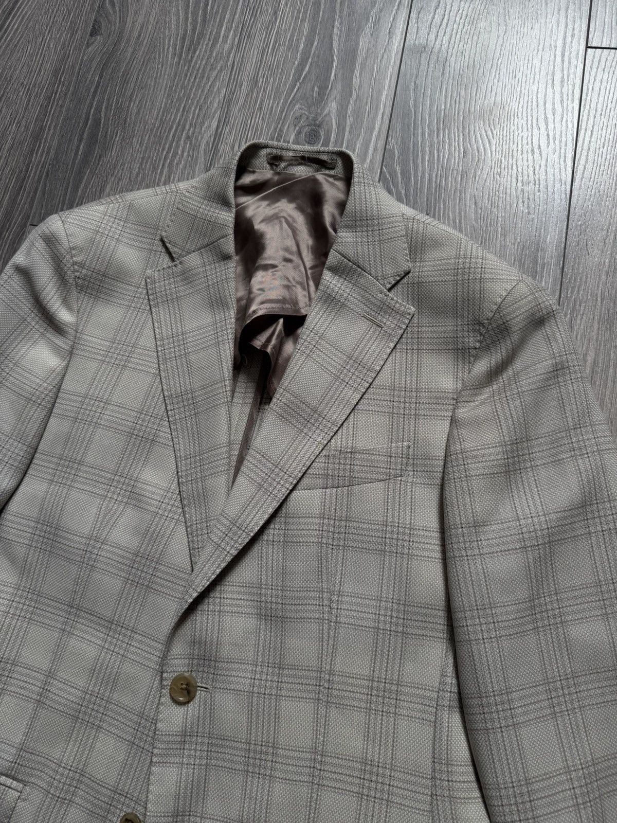 Boggi Boggi Milano Check Plaid Blazer Jacket 48 Size 48R - 7 Thumbnail