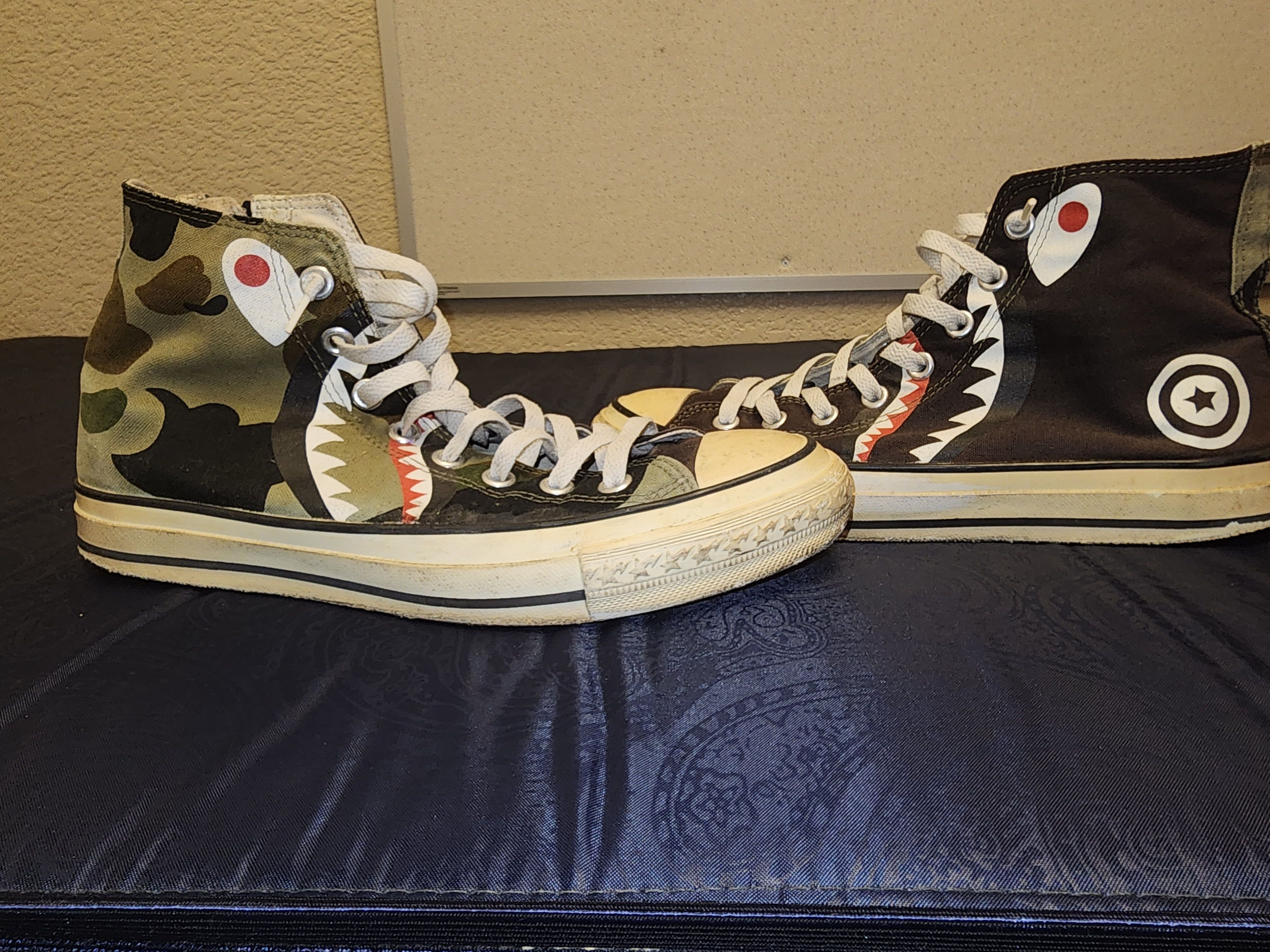 Bape 1st Camo Shark Ape Sta Hi Size US 8.5 / EU 41-42 - 1 Thumbnail