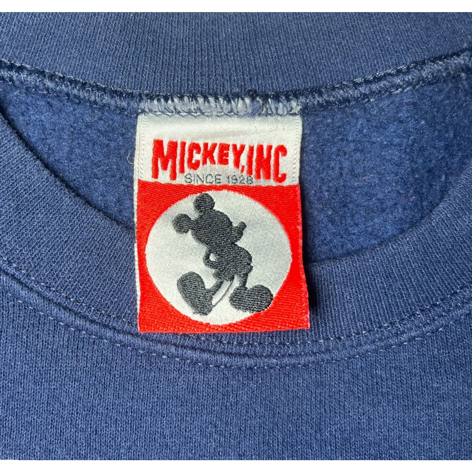 Vintage VINTAGE Mickey Inc. Disney's Animal Kingdom Sweatshirt Unisex Adults XL Navy Blue Cotton Blend Fleece Graphic Print Double-Sided 90s Theme Made in USA Size US XL / EU 56 / 4 - 7 Thumbnail