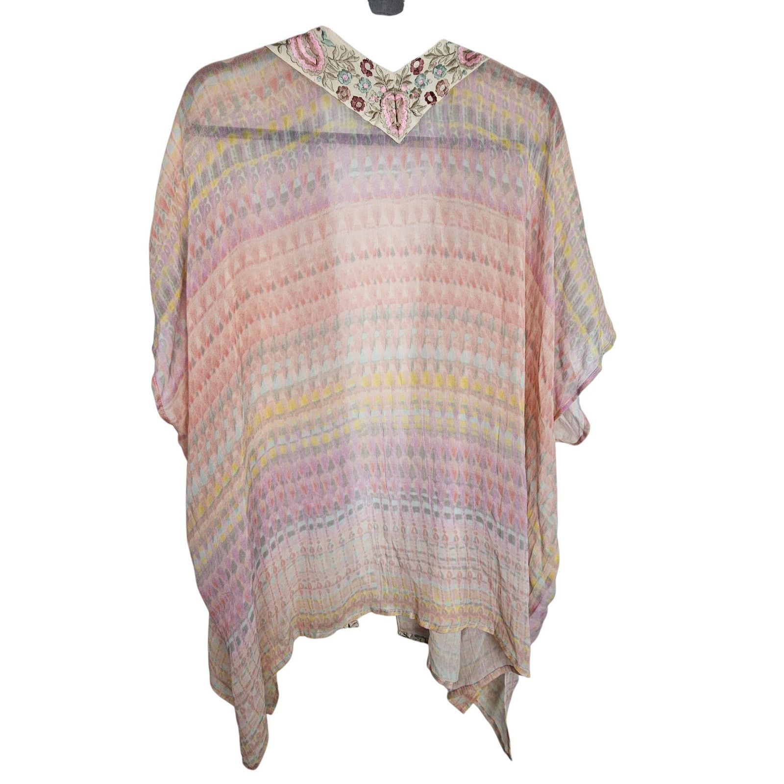 Soft Surroundings Soft Surroundings Floral Embroidered Kimono S/M Boho Cottage Size S / US 4 / IT 40 - 8 Thumbnail