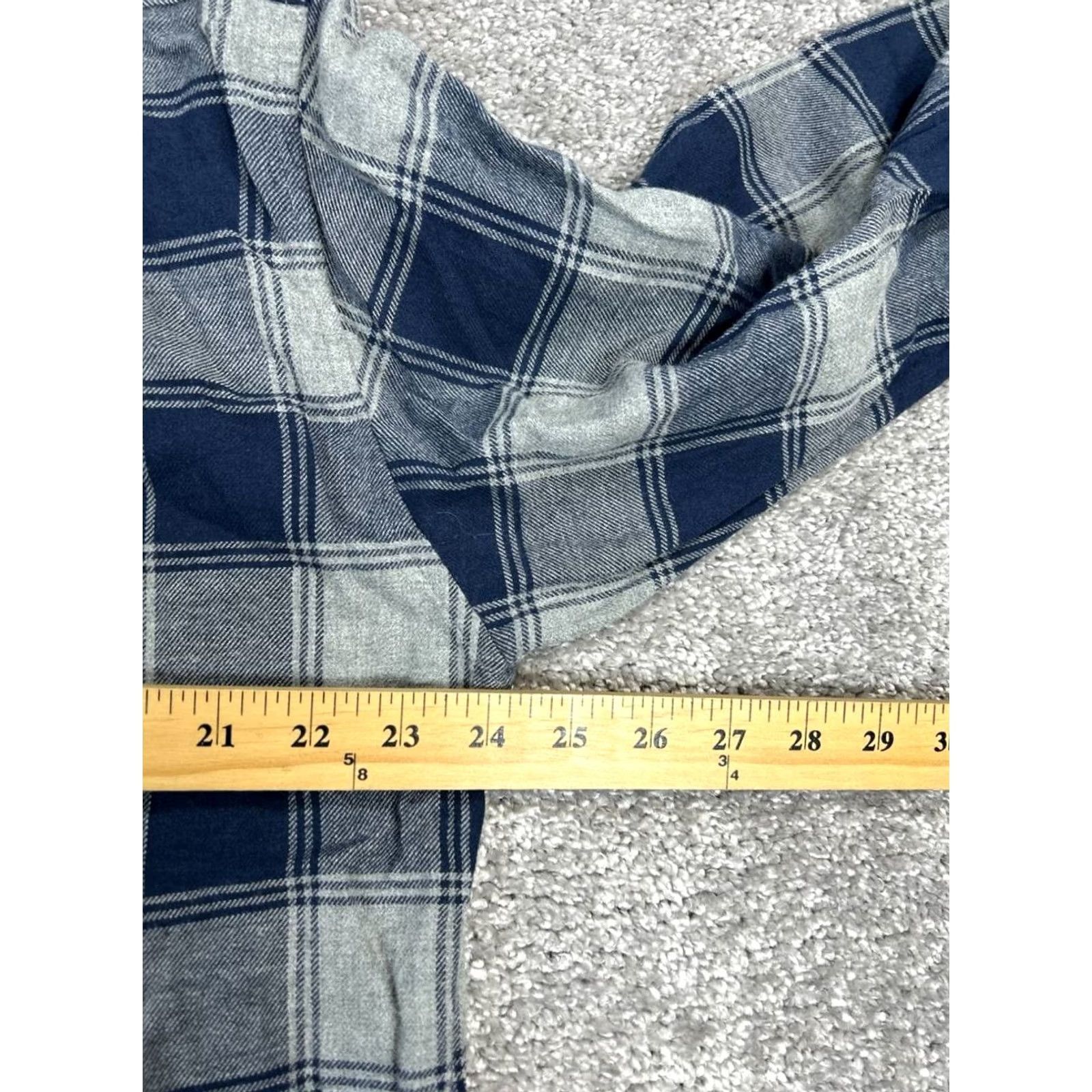 Brooks Brothers Brooks Brothers 346 Shirt Mens Large Blue Gray Cotton Button-Up Plaid Collar Down Classic Size US L / EU 52-54 / 3 - 6 Thumbnail