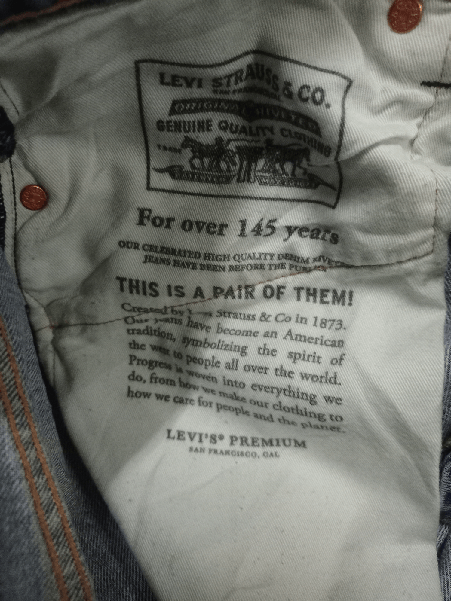 Levi's Vintage Levis Big E Hi-Ball Blue Wash Distressed Jeans 32x29 Size US 32 / EU 48 - 5 Thumbnail