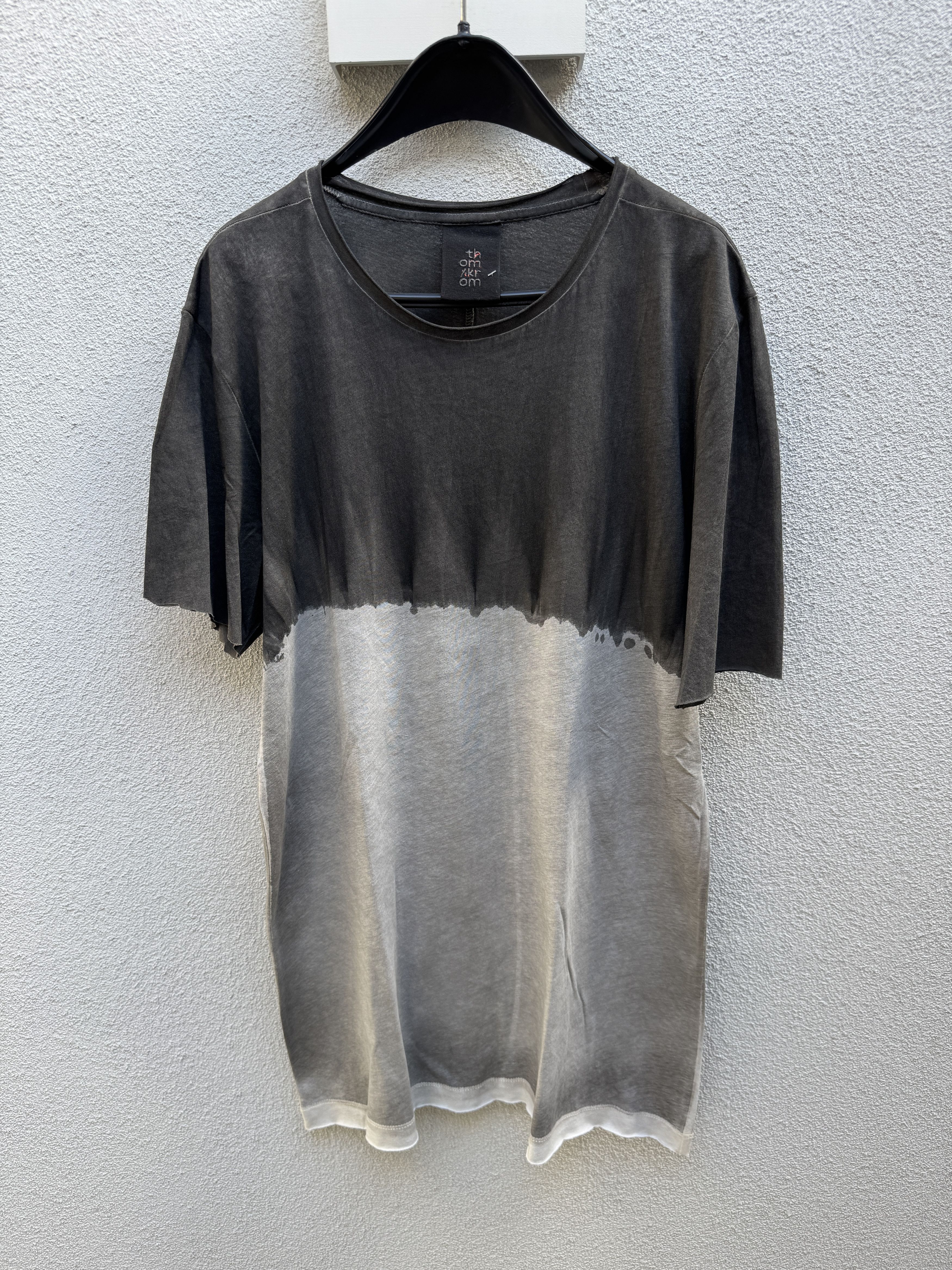 Thom Krom Thom Krom Tie Dye Beige/Ash Dark Brown Tshirt M Size US M / EU 48-50 / 2 - 1 Thumbnail