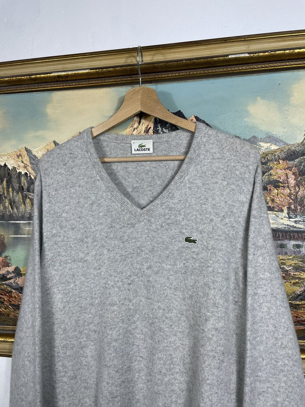 Lacoste × Vintage Lacoste retro y2k 00s Jumper Pull Knitwear Old Money Luxury Size US L / EU 52-54 / 3 - 4 Thumbnail