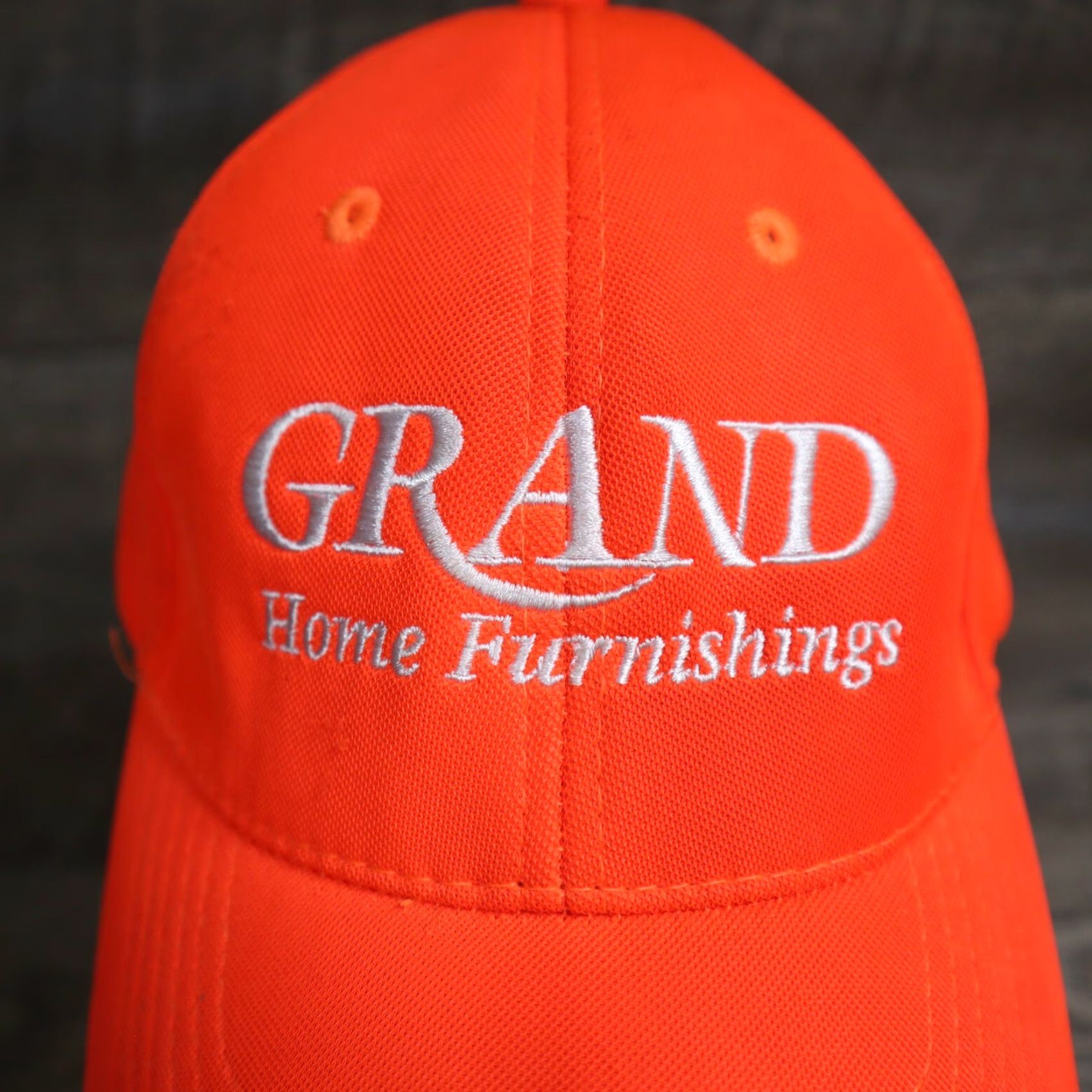 Vintage VINTAGE Grand Home Furnishings Baseball Cap Hat Women's White Adjustable Cotton Visor Adjustable Bob Robertson 90s? Size ONE SIZE - 5 Thumbnail