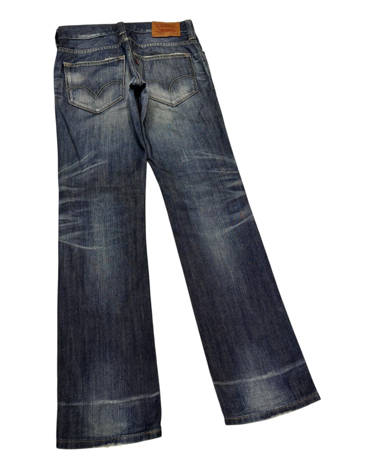 Engineered Garments × Levi's Vintage Levis 511 Distressed Denim Jeans Size US 31 - 4 Thumbnail