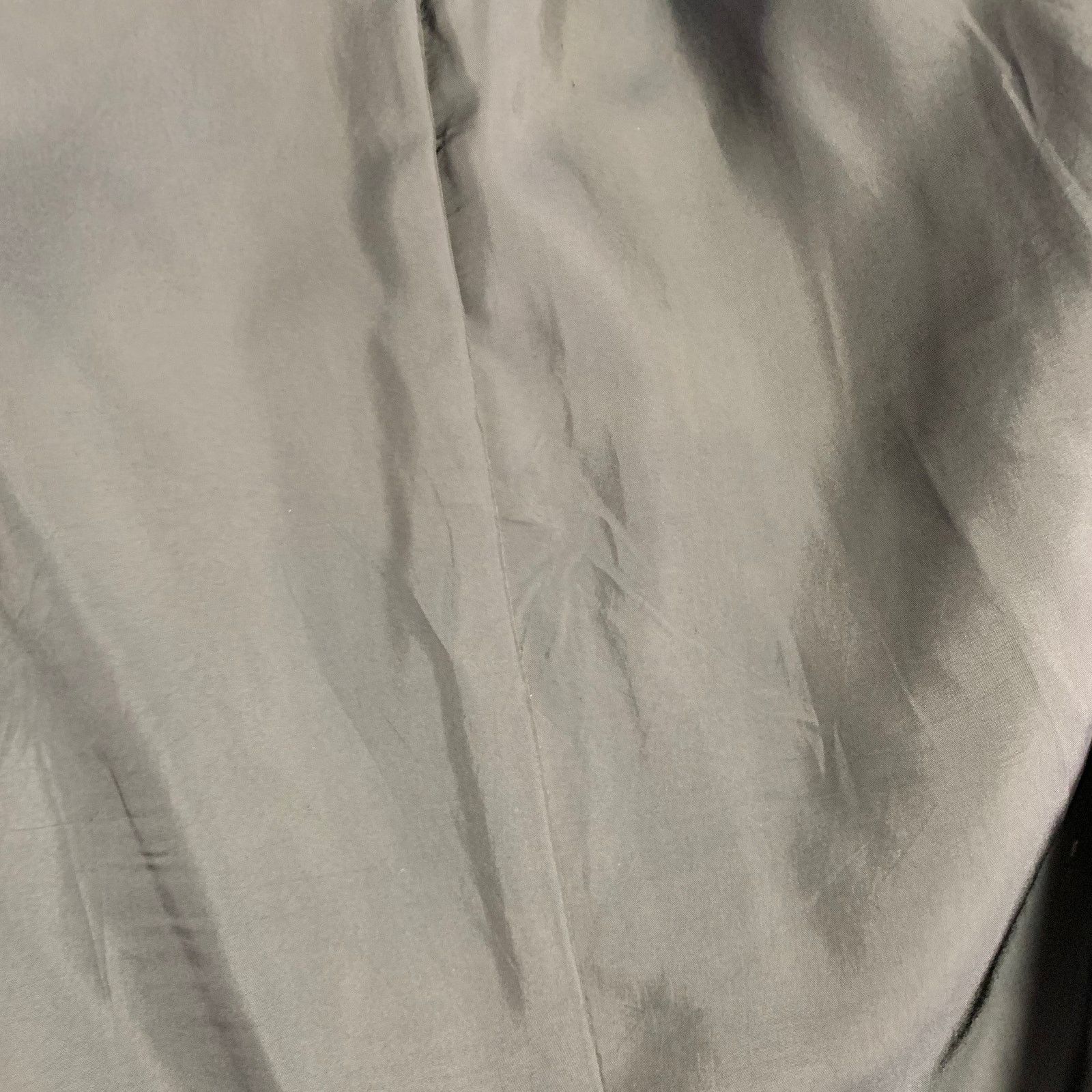 Issey Miyake ISSEY MIYAKE Size L Black Twill Wool Notch Lapel Sport Coat Size 44R - 6 Thumbnail