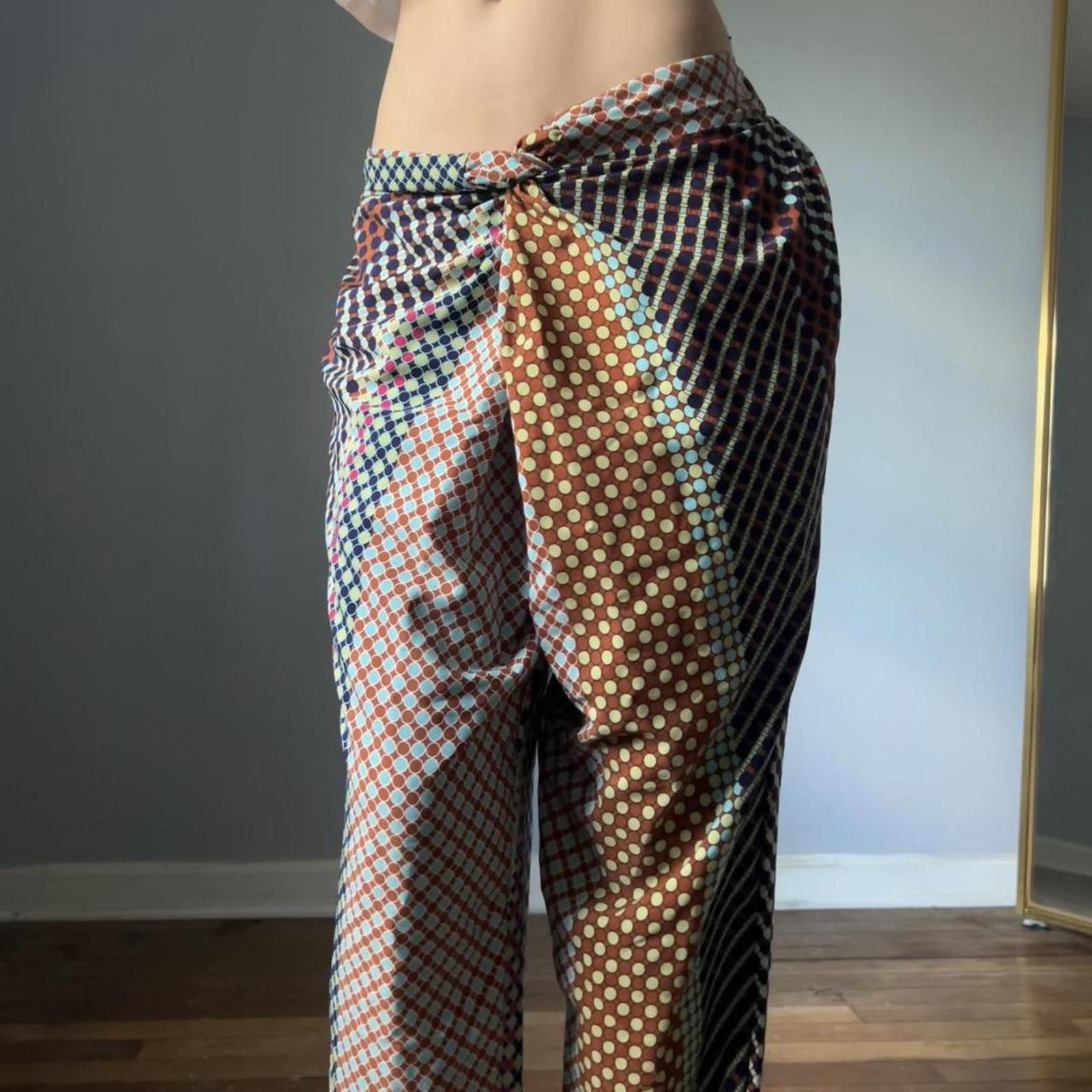 Other multi-coloured retro pants Size 28" / US 6 / IT 42 - 4 Thumbnail