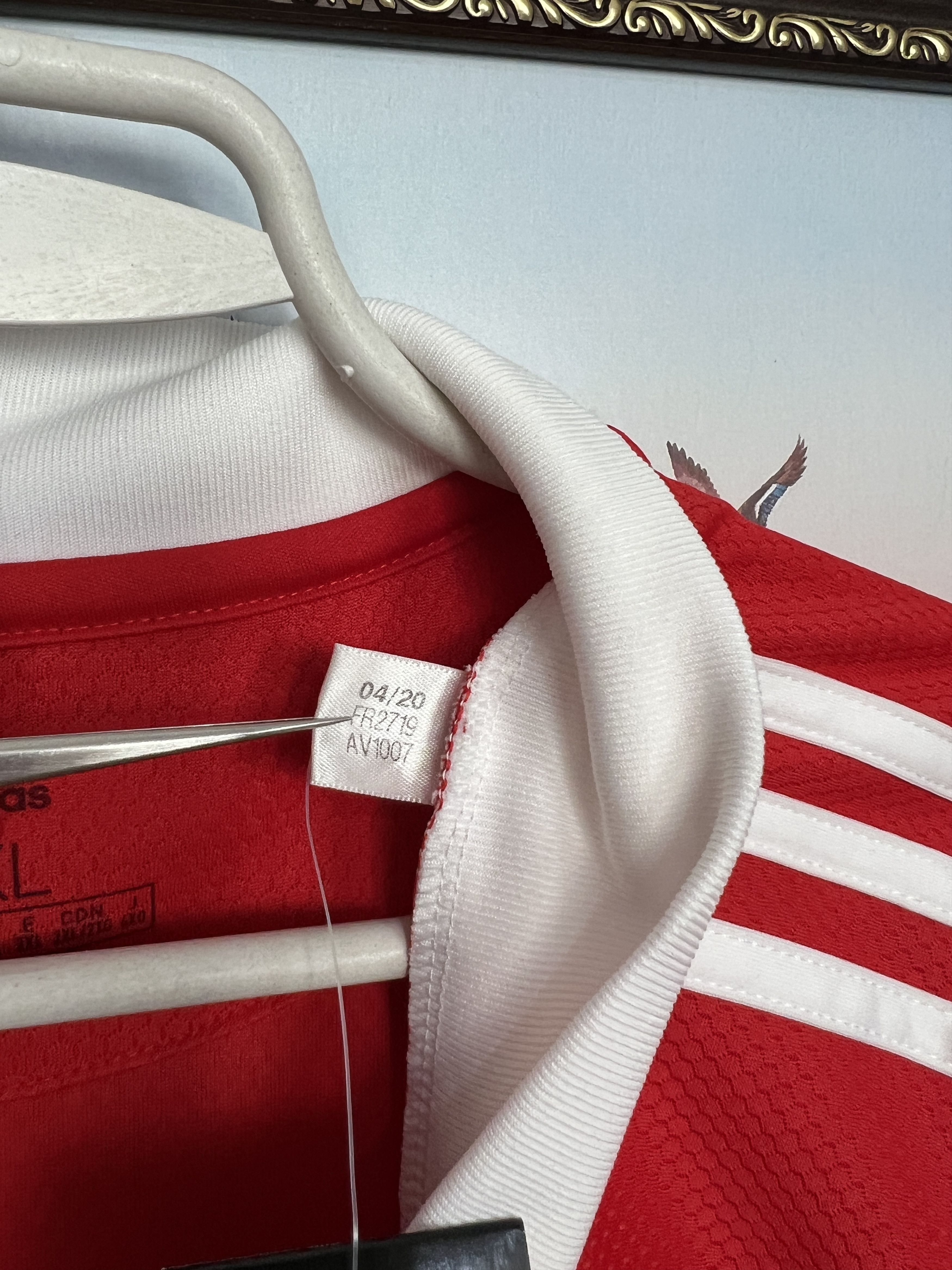 Adidas 1. FC Union Berlin football shirt 2020 Soccer Jersey Trikot Size US XXL / EU 58 / 5 - 6 Thumbnail