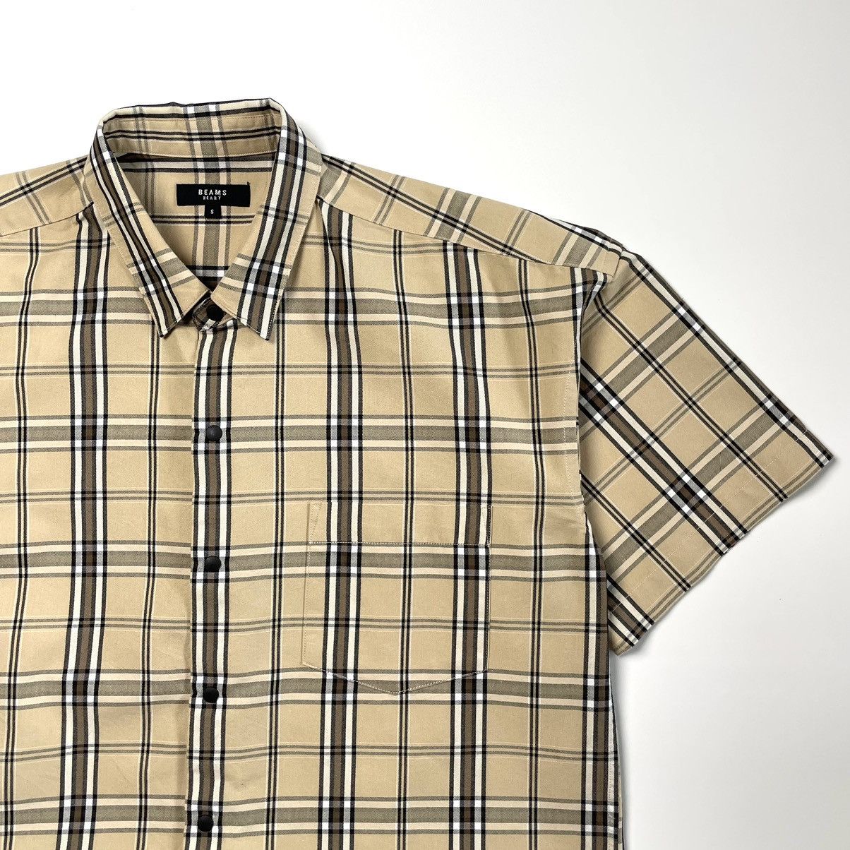 Beams Plus Beams Heart Short Sleeves Check Shirt Size US L / EU 52-54 / 3 - 7 Thumbnail