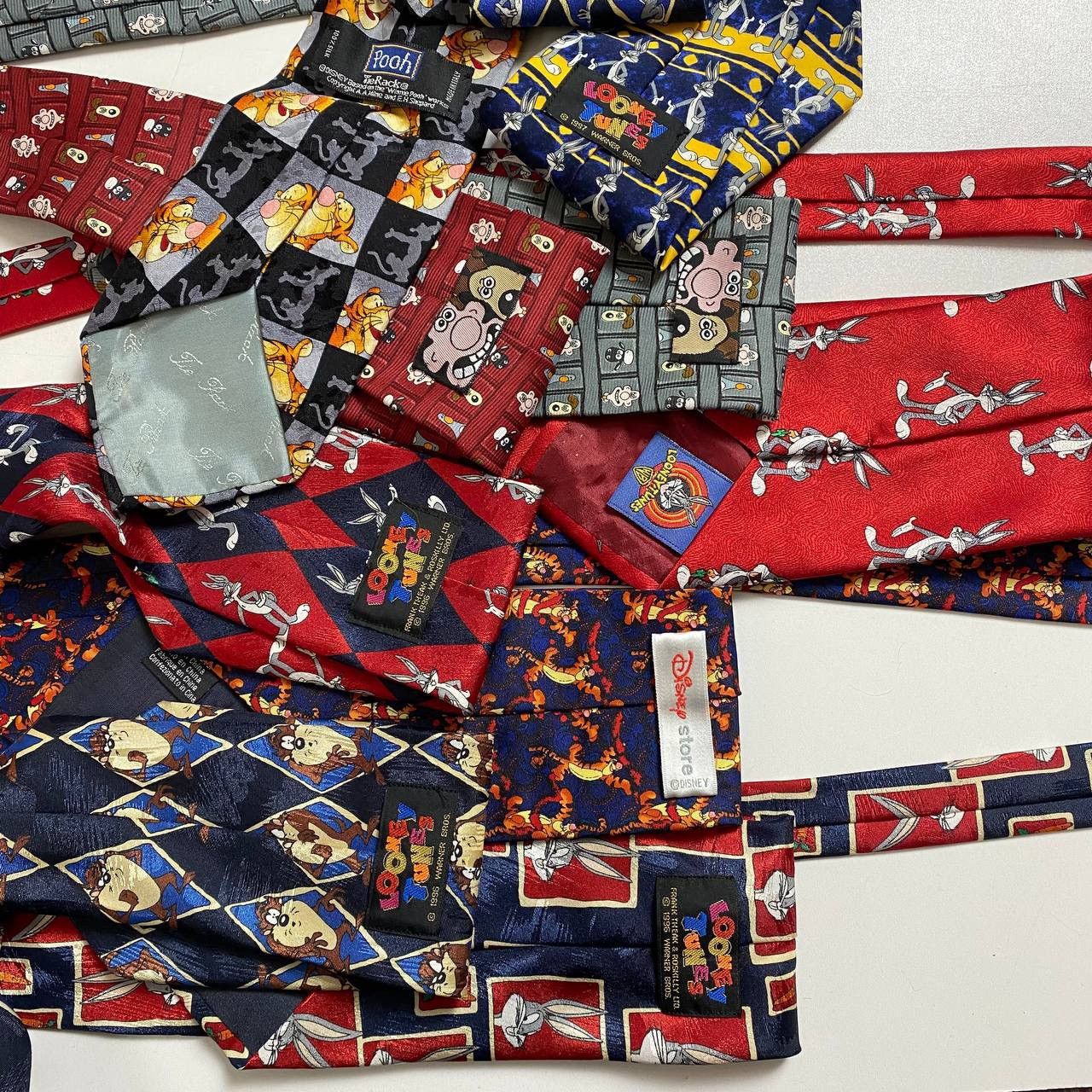 Disney Lot 10 ties Vintage Movie Disney Size ONE SIZE - 5 Thumbnail