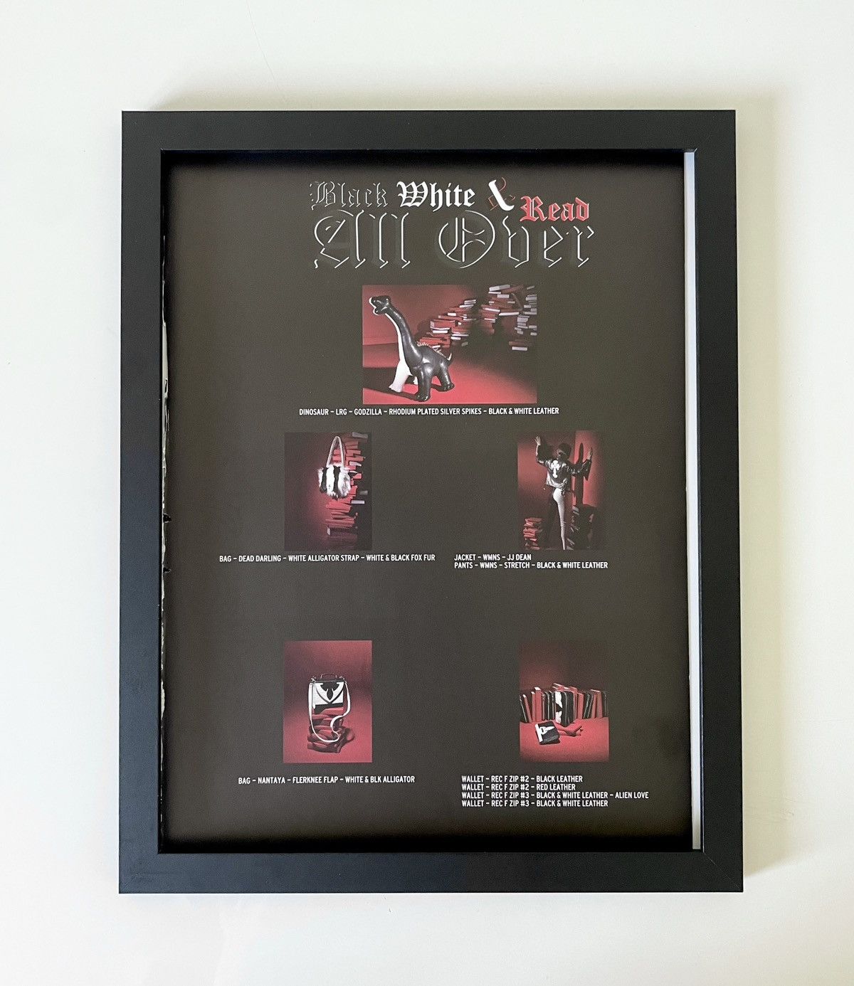 Chrome Hearts Chrome Hearts Framed poster 9x11 magazine cutout Size ONE SIZE - 1 Thumbnail