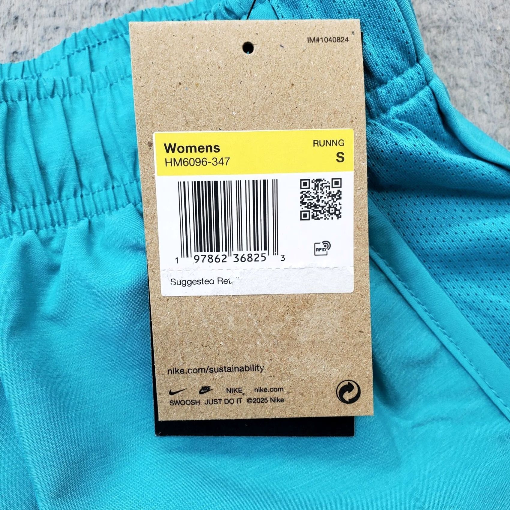 Nike Nike Tempo Shorts Womens S Blue Dri-Fit Mid Rise Elastic Waist Swoosh Logo Size 28" / US 6 / IT 42 - 6 Thumbnail