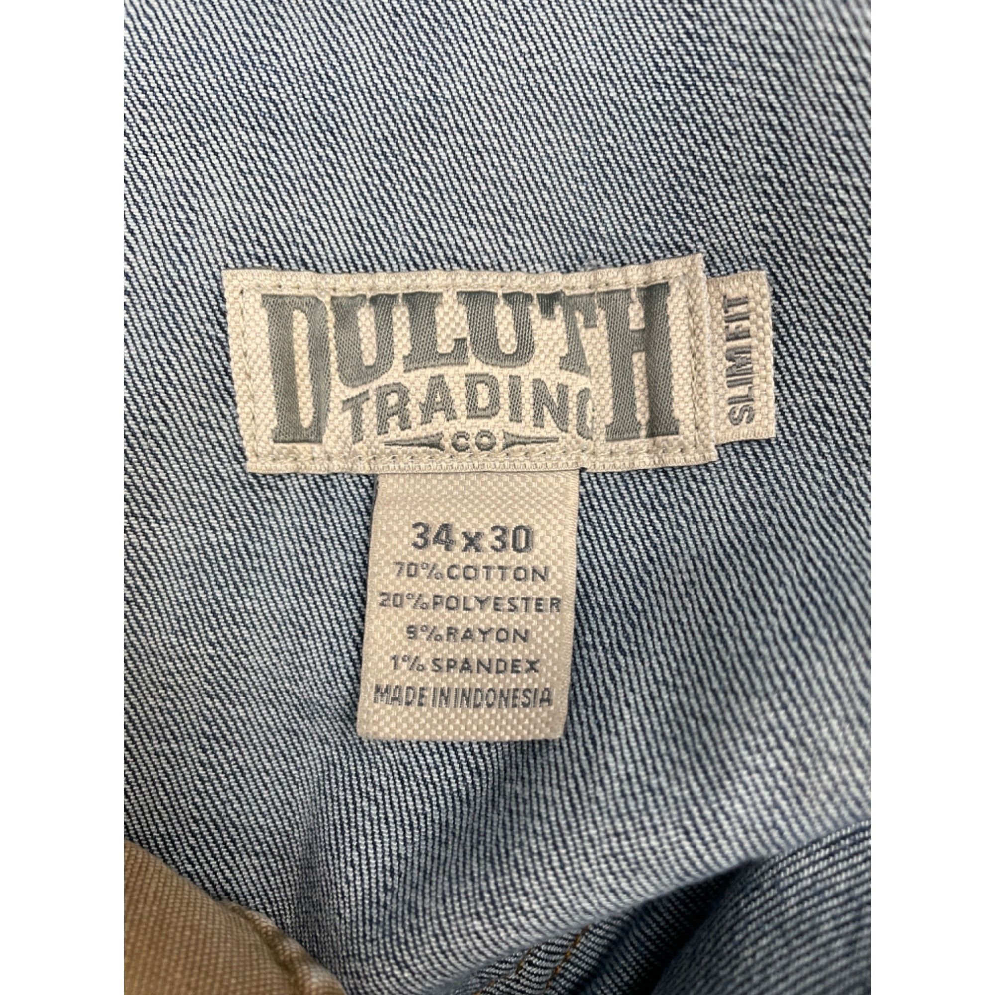 Duluth Trading Company Duluth Trading Company Men's Blue Jeans Double Flex Slim 34x Size US 34 / EU 50 - 4 Thumbnail