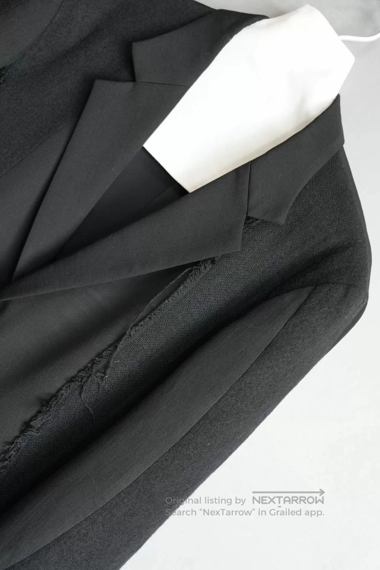 Yohji Yamamoto Yohji Yamamoto Knitted Patchwork Jacket. Size US M / EU 48-50 / 2 - 4 Thumbnail