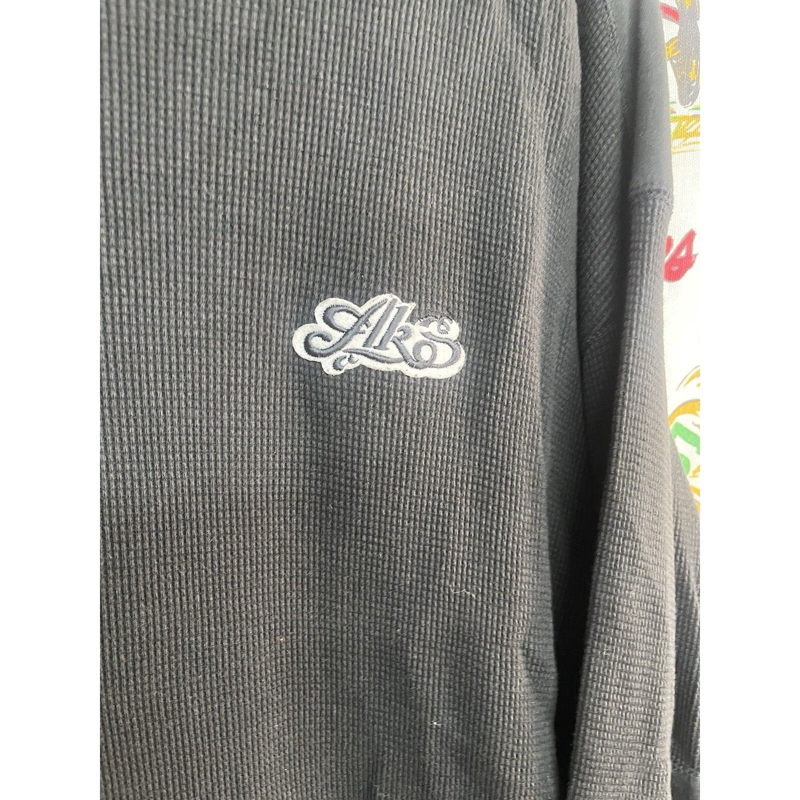 Akademiks VTG Y2K AKADEMIKS WAFFLE THERMAL LONG SLEEVE SWEATER SHIRT B Size US XL / EU 56 / 4 - 2 Thumbnail