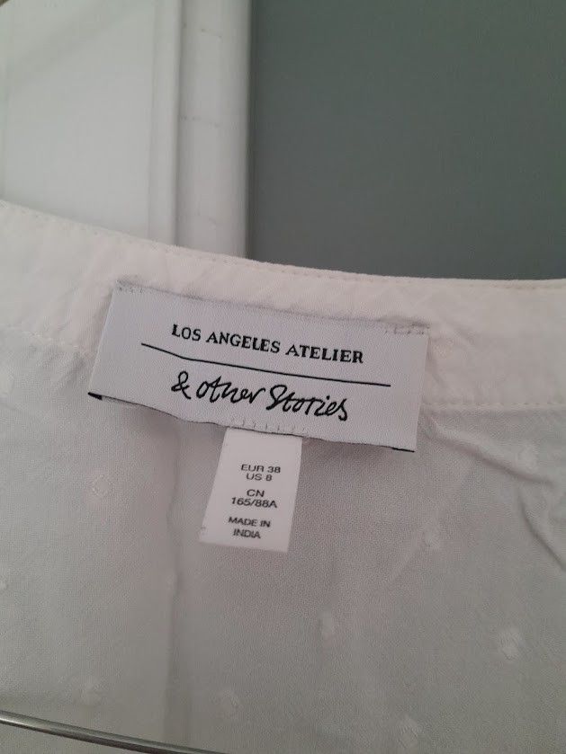 & Other Stories White Blouse, Scandi Style Size S / US 4 / IT 40 - 2 Thumbnail