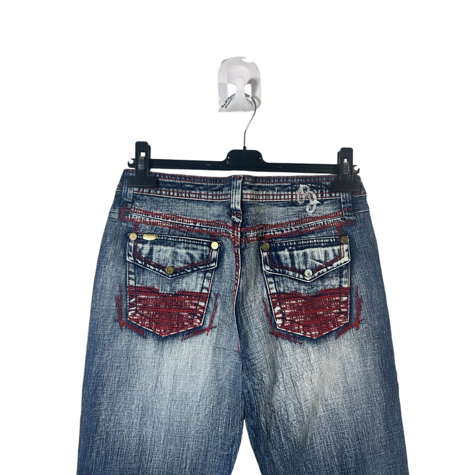 Pepe Jeans Vintage Pepe London Jeans US Size 30 Low Rise Flare Embroide Size 30" / US 8 / IT 44 - 4 Thumbnail