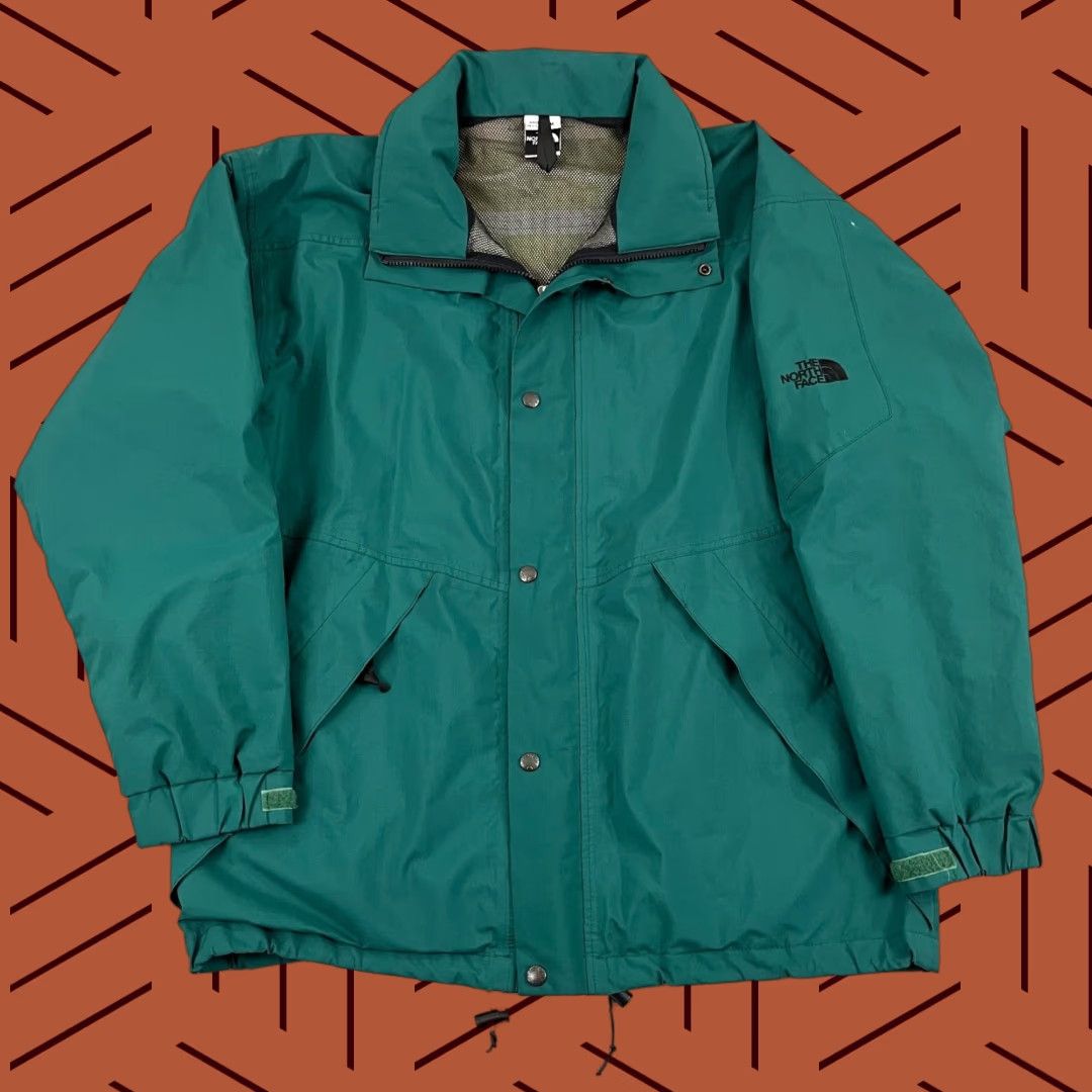The North Face VINTAGE The North Face Jacket Mens M Green Goretex Hooded Coat Size US M / EU 48-50 / 2 - 1 Thumbnail