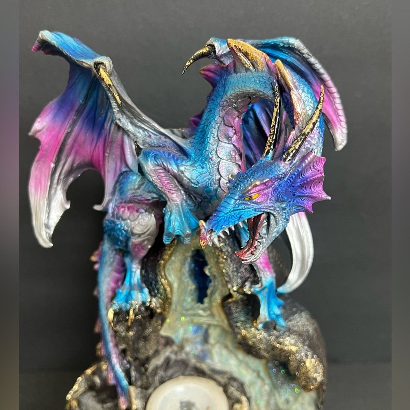 Other Dream Weaver Night Blue Purple Dragon Working Fountain EBROS Size ONE SIZE - 2 Thumbnail