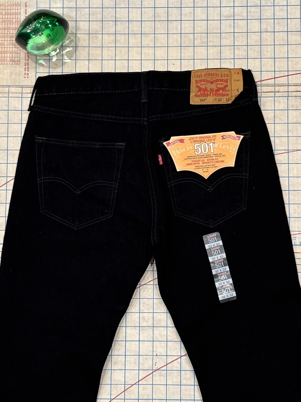 Levi's NWT Levi’s 501 Black Jeans Mens Size 32 New With Tag Denim Size US 32 / EU 48 - 12 Thumbnail