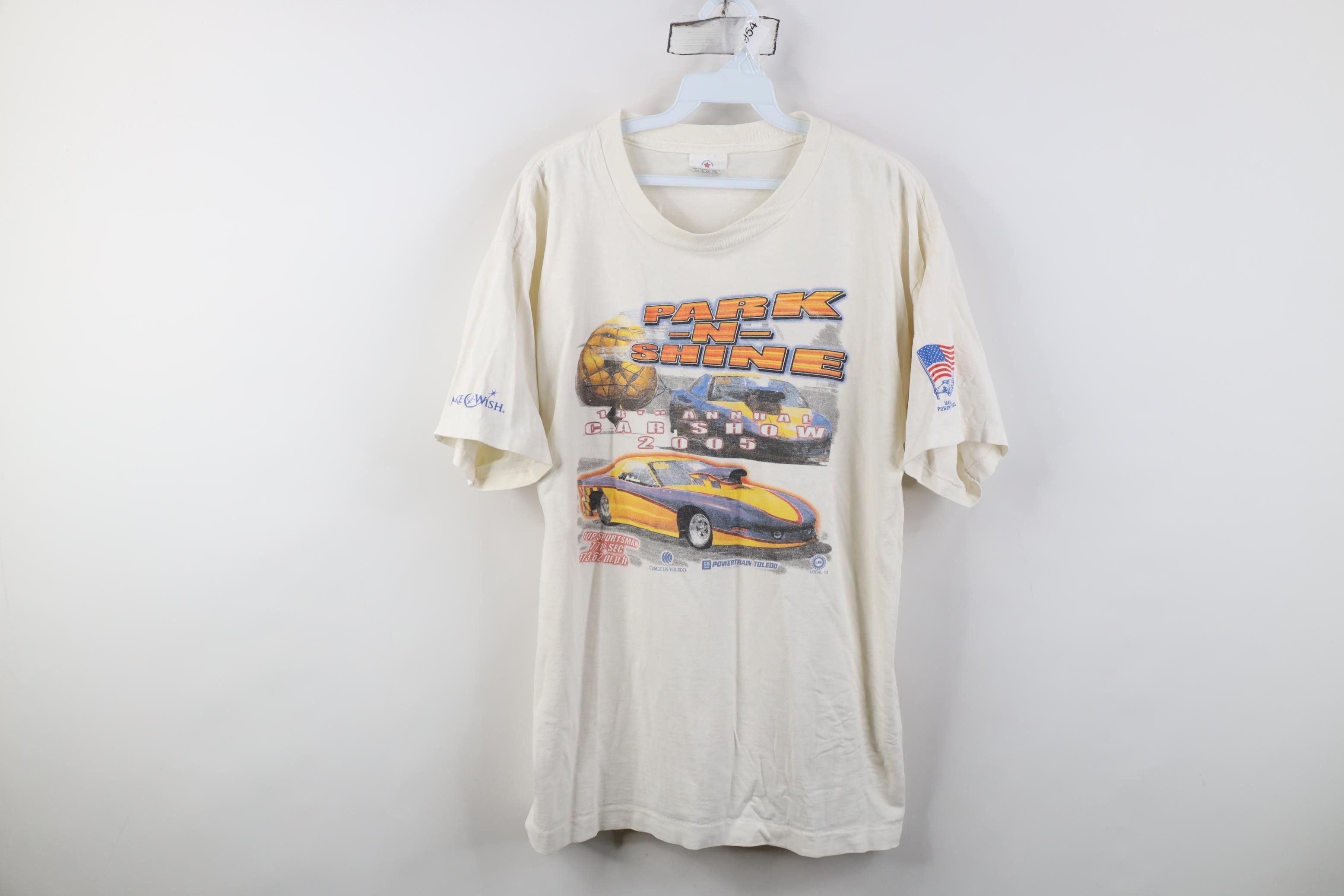 Vintage Vintage Y2K 2005 Park N Shine Car Show Short Sleeve T-Shirt Size US L / EU 52-54 / 3 - 1 Thumbnail