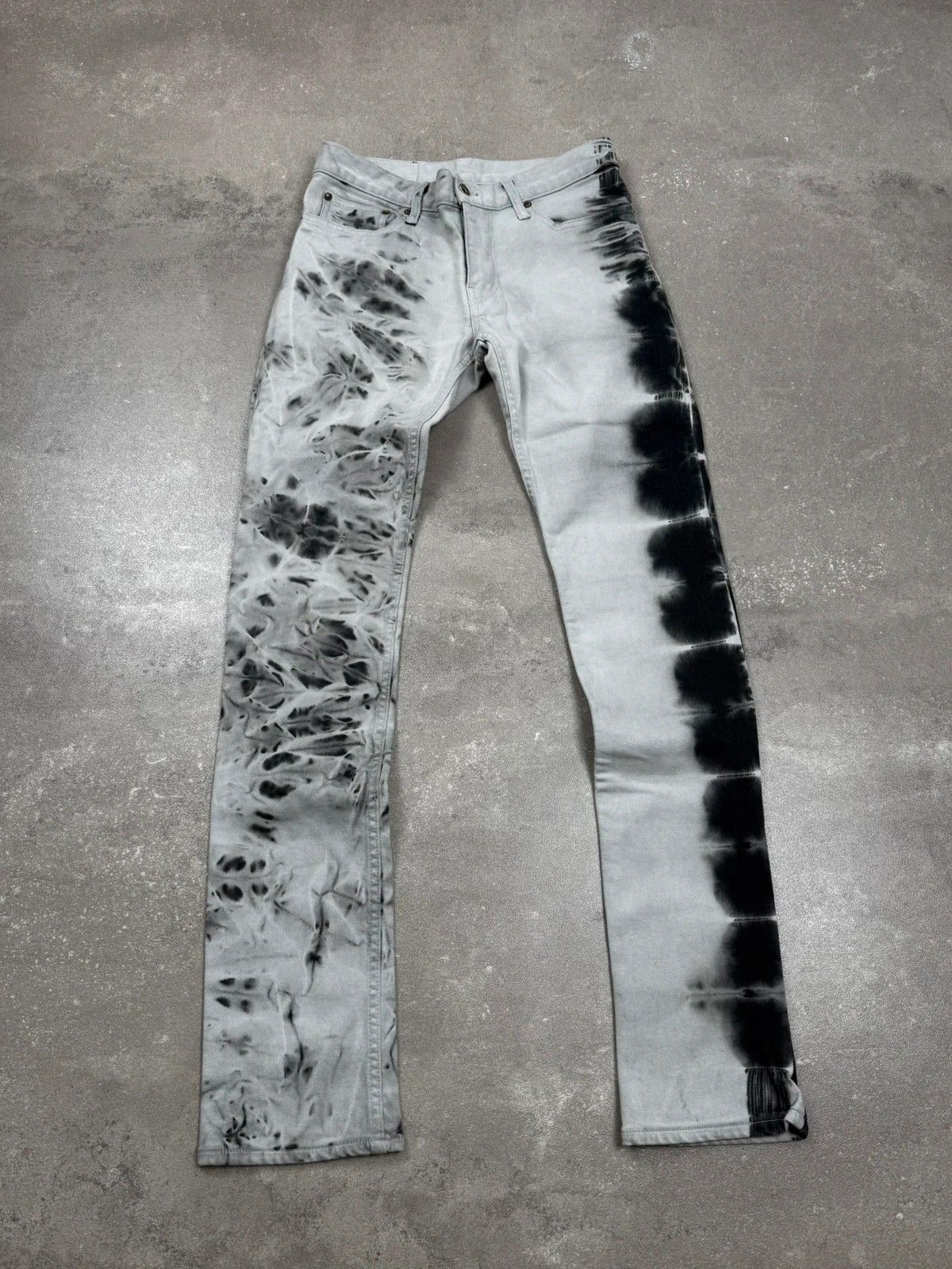 Le Grande Bleu (L.G.B.) LGB Bleached skinny denim pants | Grailed