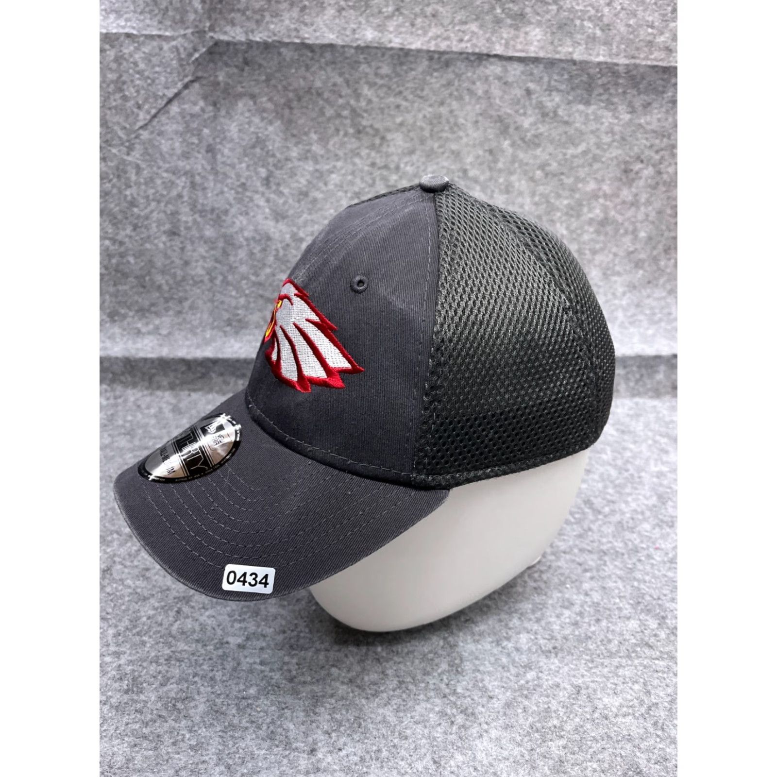 New Era Eagles New Era Hat Fitted Adult Medium Gray 100% Polyester 39Thirty Trucker Size ONE SIZE - 4 Thumbnail